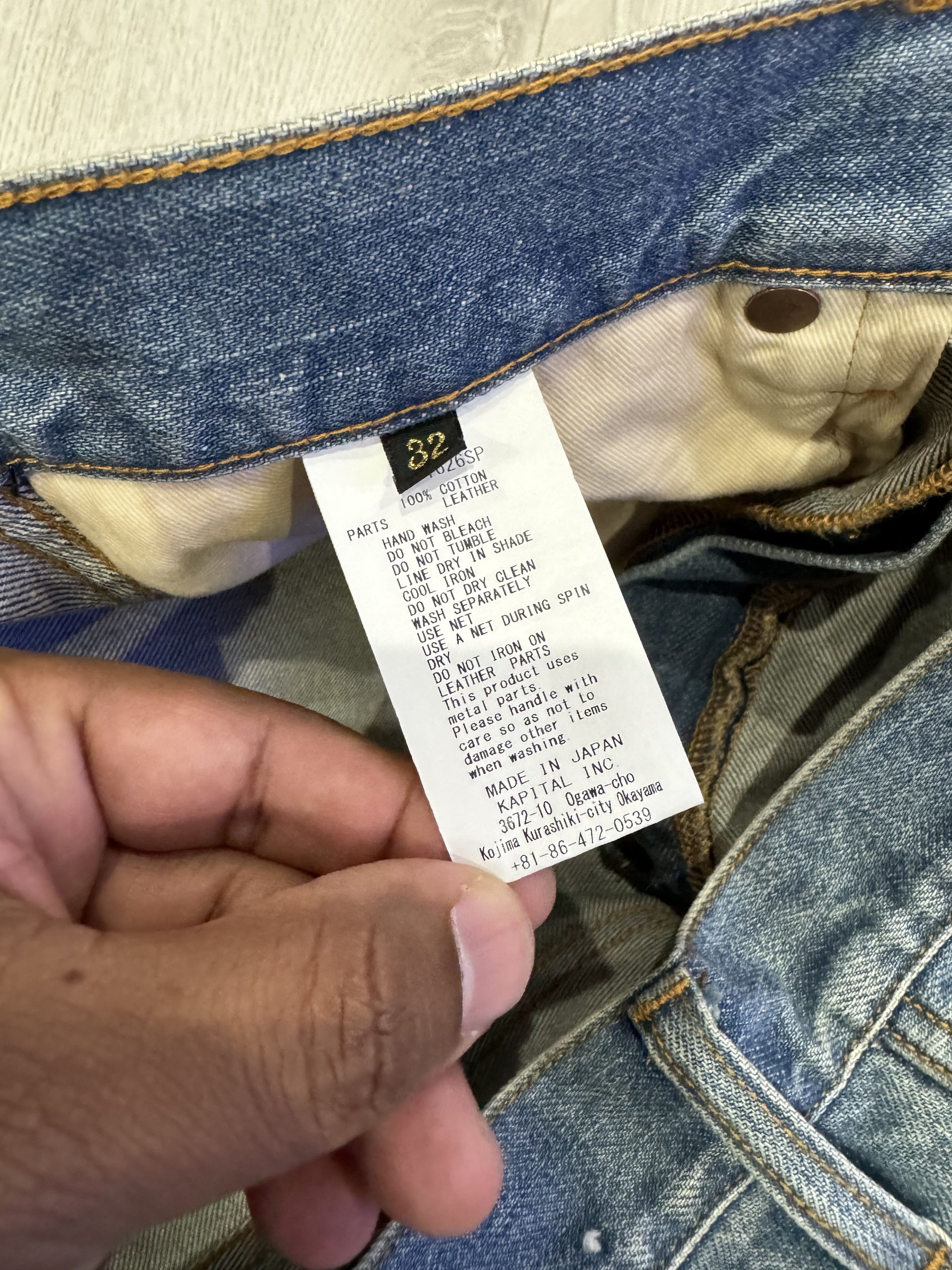 Kapital KAPITAL STUDS 14OZ STUDS DENIM SHORTS Size US 32 / EU 48 - 7 Thumbnail