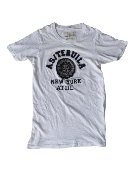 Japanese Brand Anjoy & Fitch Embroidery Logo Tee Asiteruila Size US S / EU 44-46 / 1 - 1 Thumbnail
