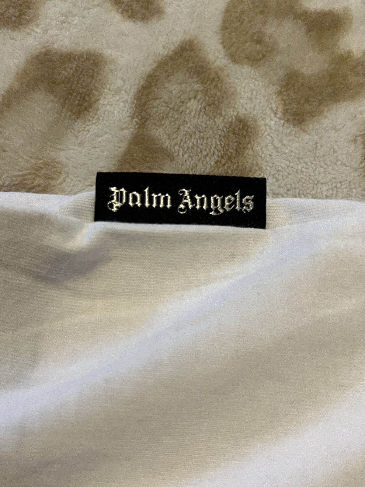 Palm Angels Palm Angels Embroidered-Logo Cotton T-Shirt Small New Size US S / EU 44-46 / 1 - 5 Thumbnail