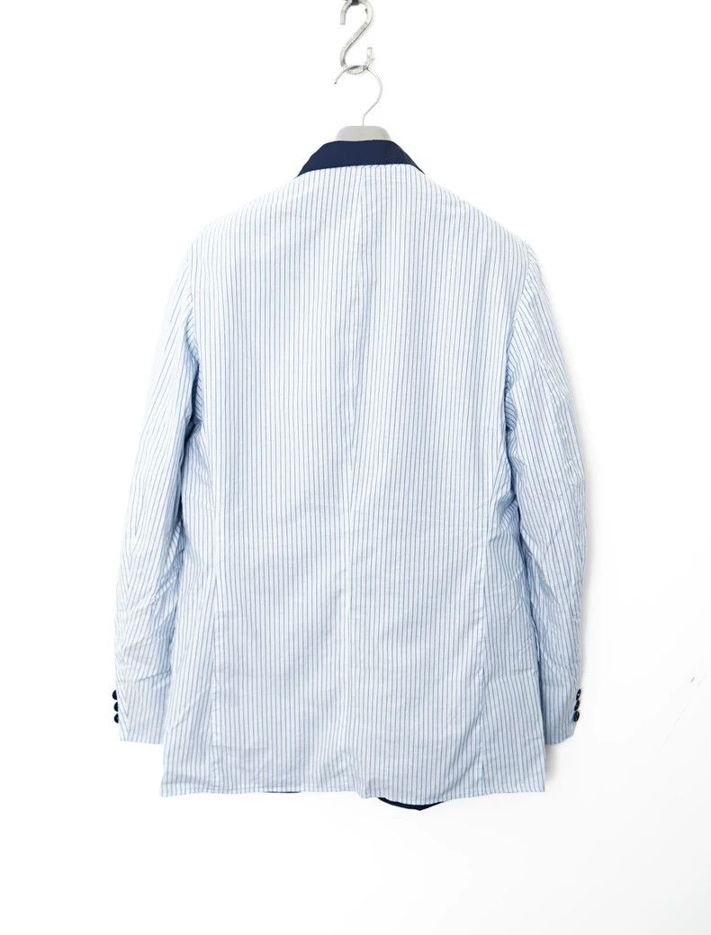 Yohji Yamamoto yohji yamamoto size 2 Spring-summer striped blazer 2503-Ne Size 36S - 7 Thumbnail