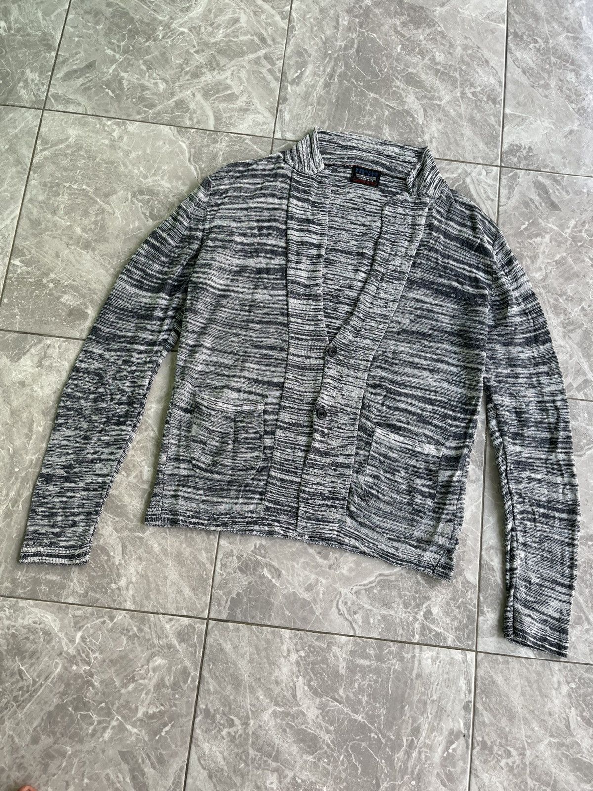 Nicole Club Nicole Club For Men Knit Blazer Size US M / EU 48-50 / 2 - 2 Thumbnail