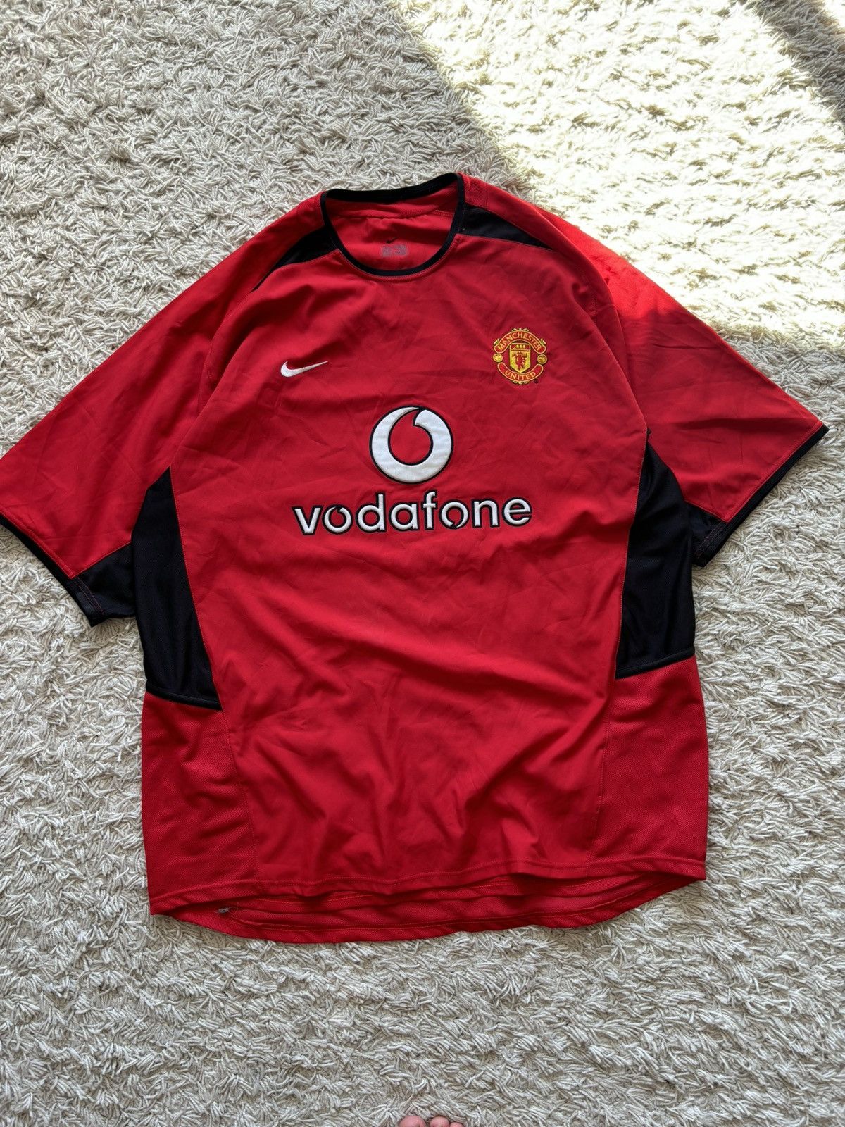 Nike Vintage Soccer Jersey Nike X Manchester United Hanssen Size US XL / EU 56 / 4 - 2 Thumbnail