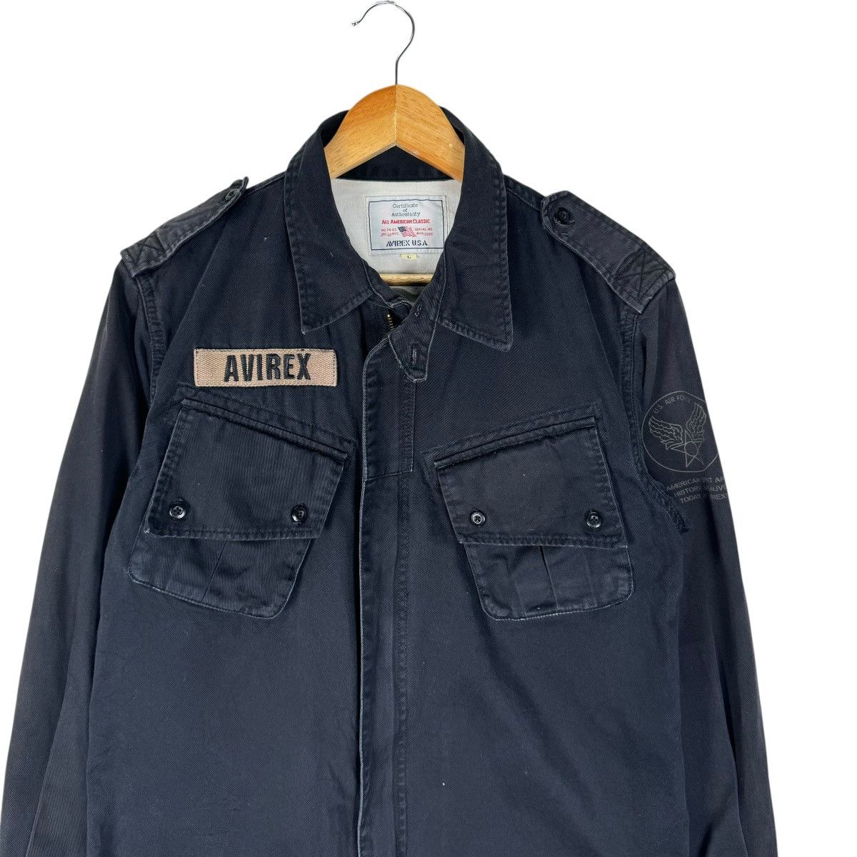 Avirex ☀️AVIREX USAF RIPSTOP ZIPPER JACKET Size US L / EU 52-54 / 3 - 3 Thumbnail