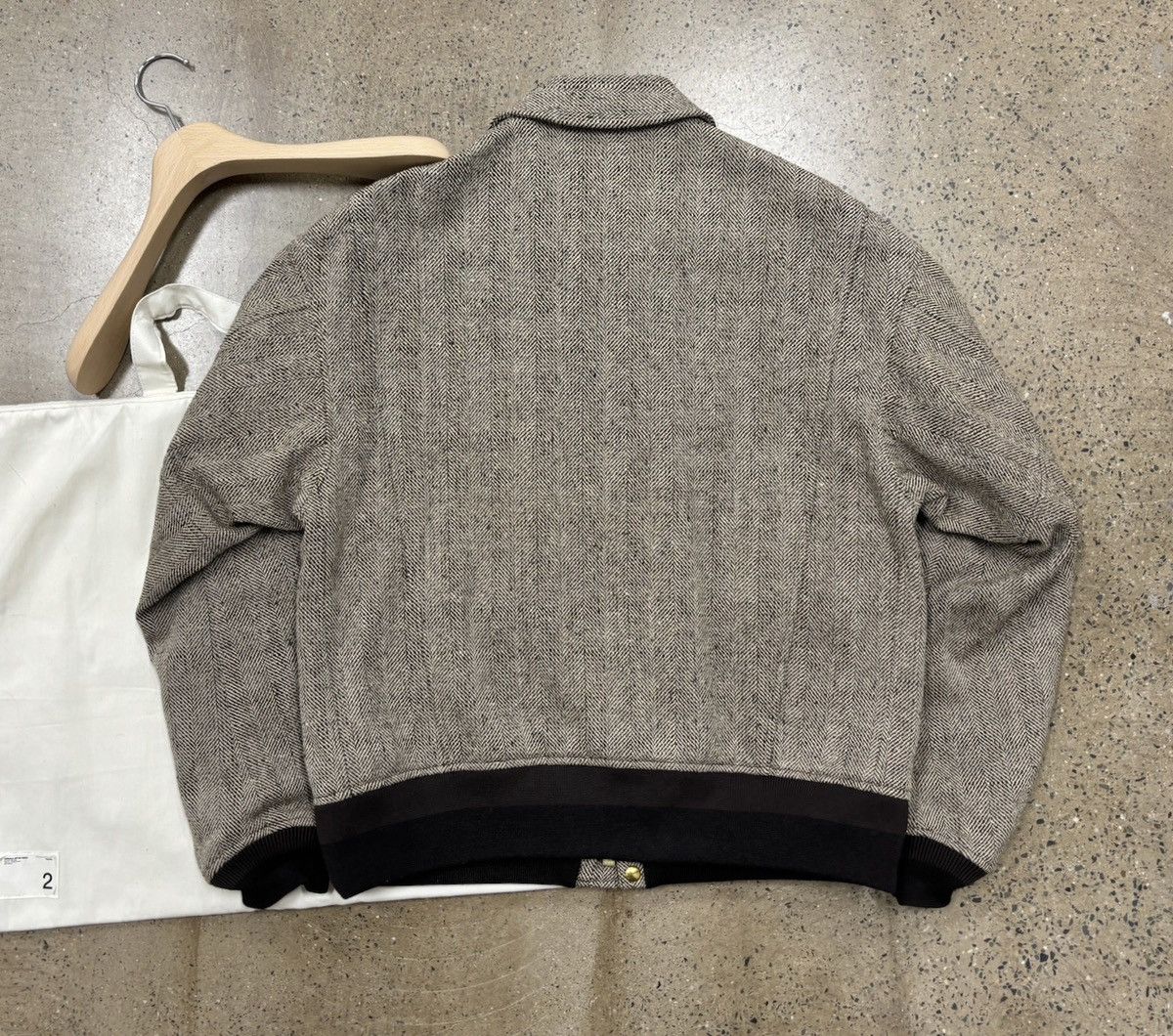 Visvim Visvim 22aw Airman 2 Jkt HB Tweed，size 2 Size US M / EU 48-50 / 2 - 2 Thumbnail