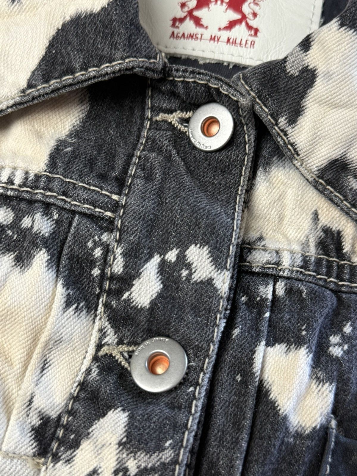 Andrew Mackenzie Vintage Against my killer vests Italy Viscose Blend Black Size M / US 6-8 / IT 42-44 - 7 Thumbnail