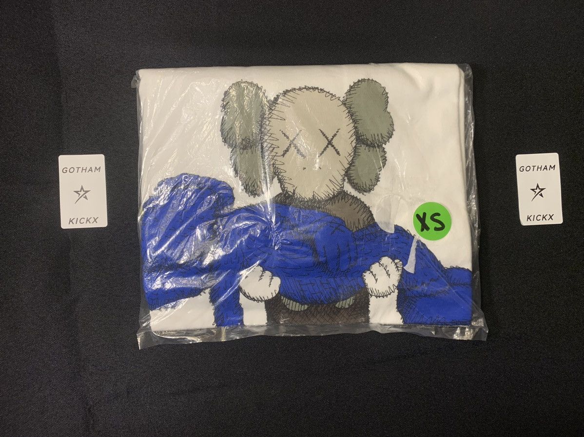 image of Kaws Tee - Xs in White, Men's