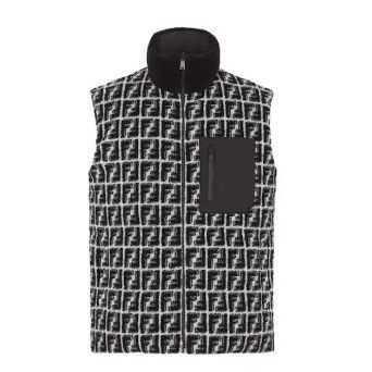 image of Fendi O1Loc1C0124 Gilet In Black, Men's (Size Medium)