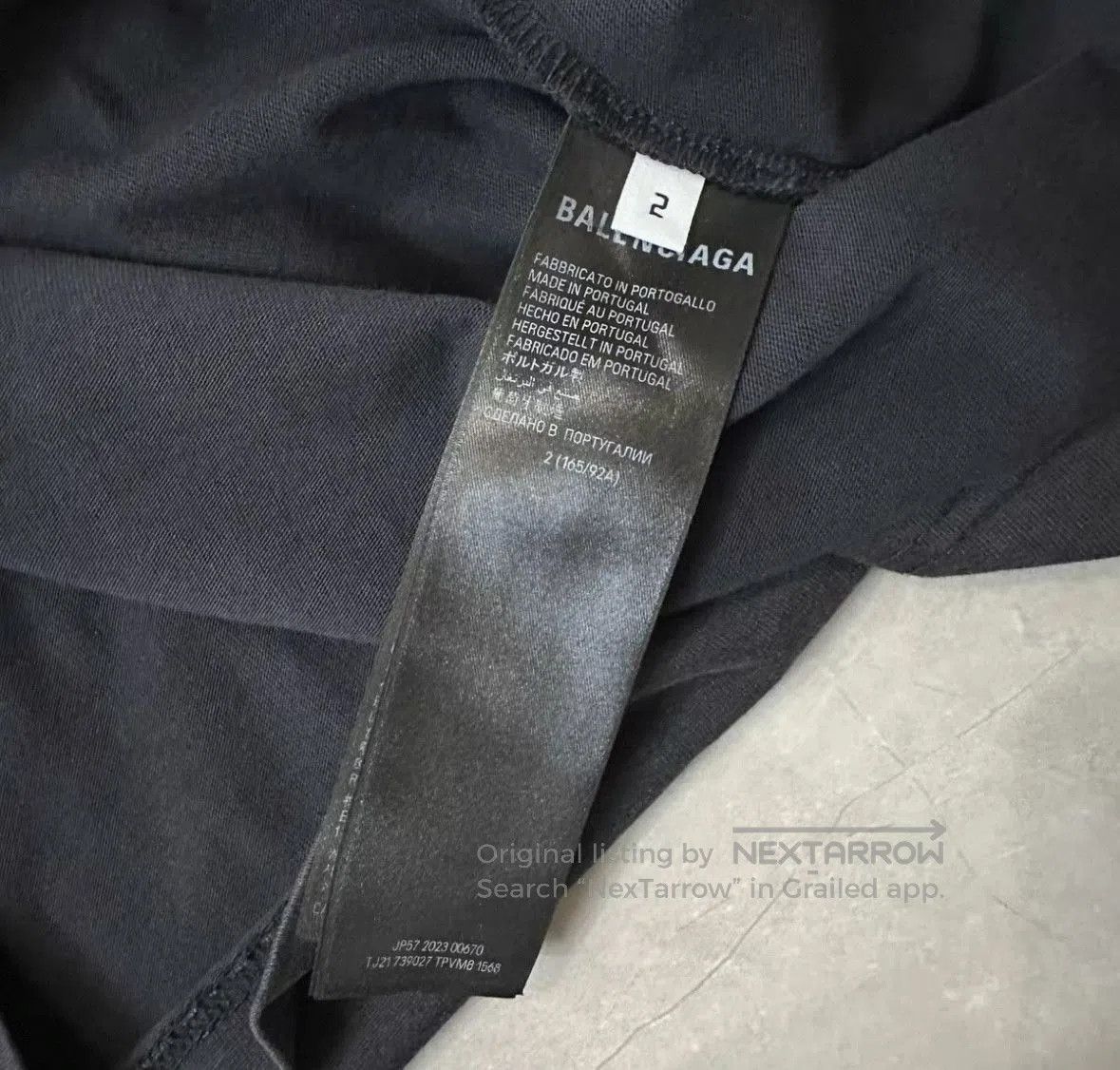 Balenciaga Balenciaga 24ss Offshore Disaster Fire Letter Long Sleeve. Size US M / EU 48-50 / 2 - 4 Thumbnail