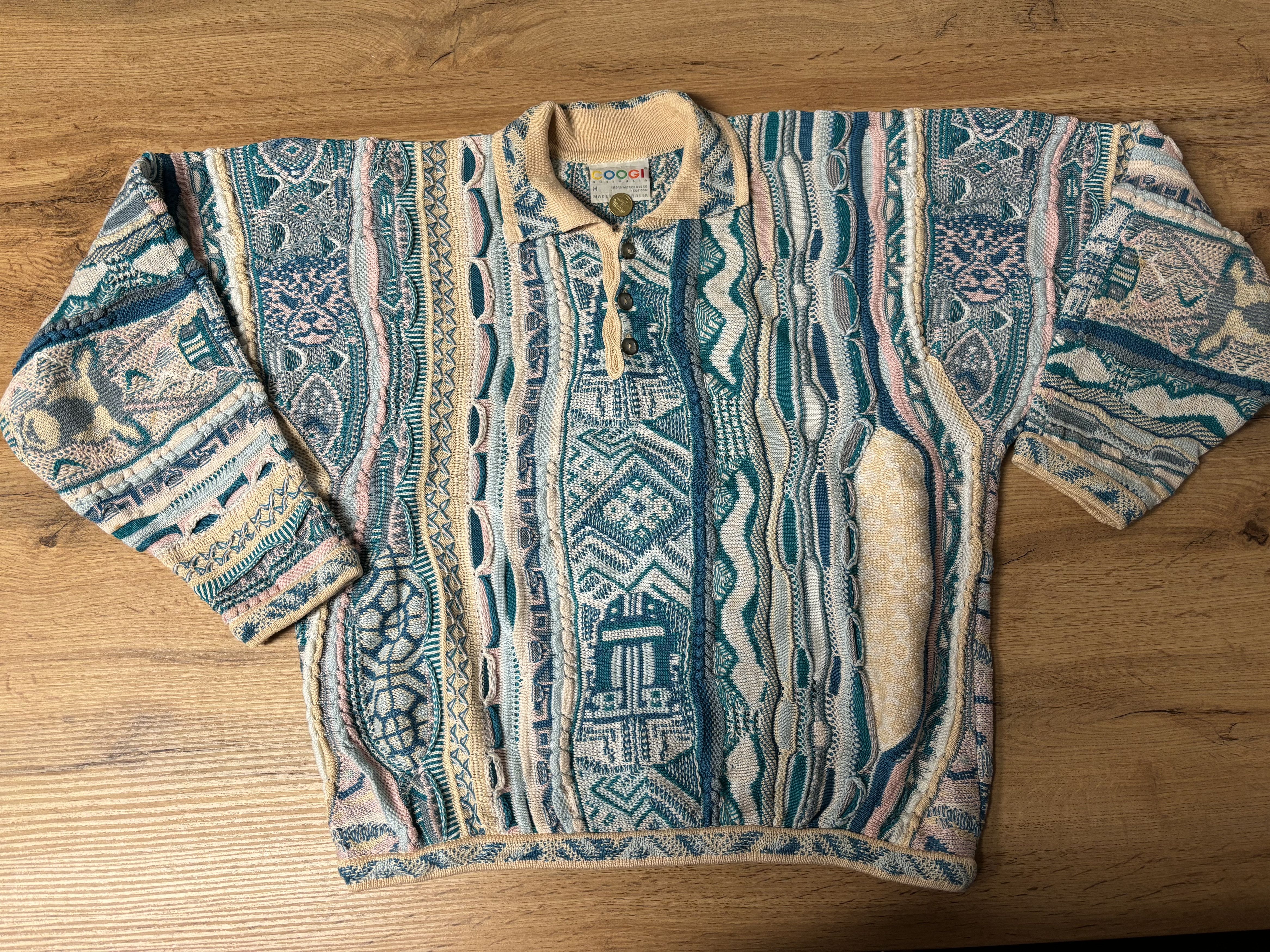 Coogi Crazy Rare Vintage Coogi Knit Sweater Size US M / EU 48-50 / 2 - 3 Thumbnail