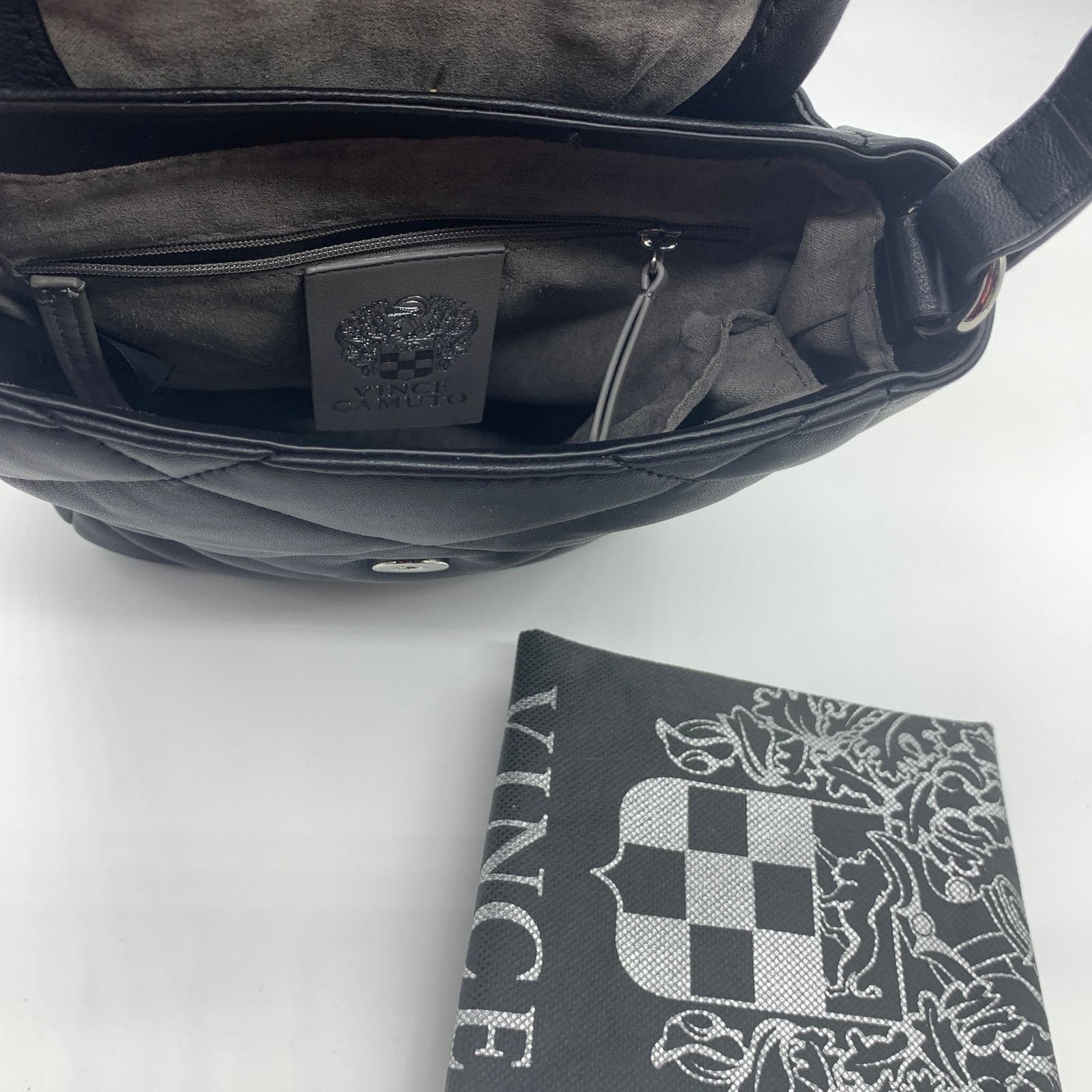 Vince Camuto Vince Camuto Womens Crossbody Bag Quilted Leather Size ONE SIZE - 7 Thumbnail