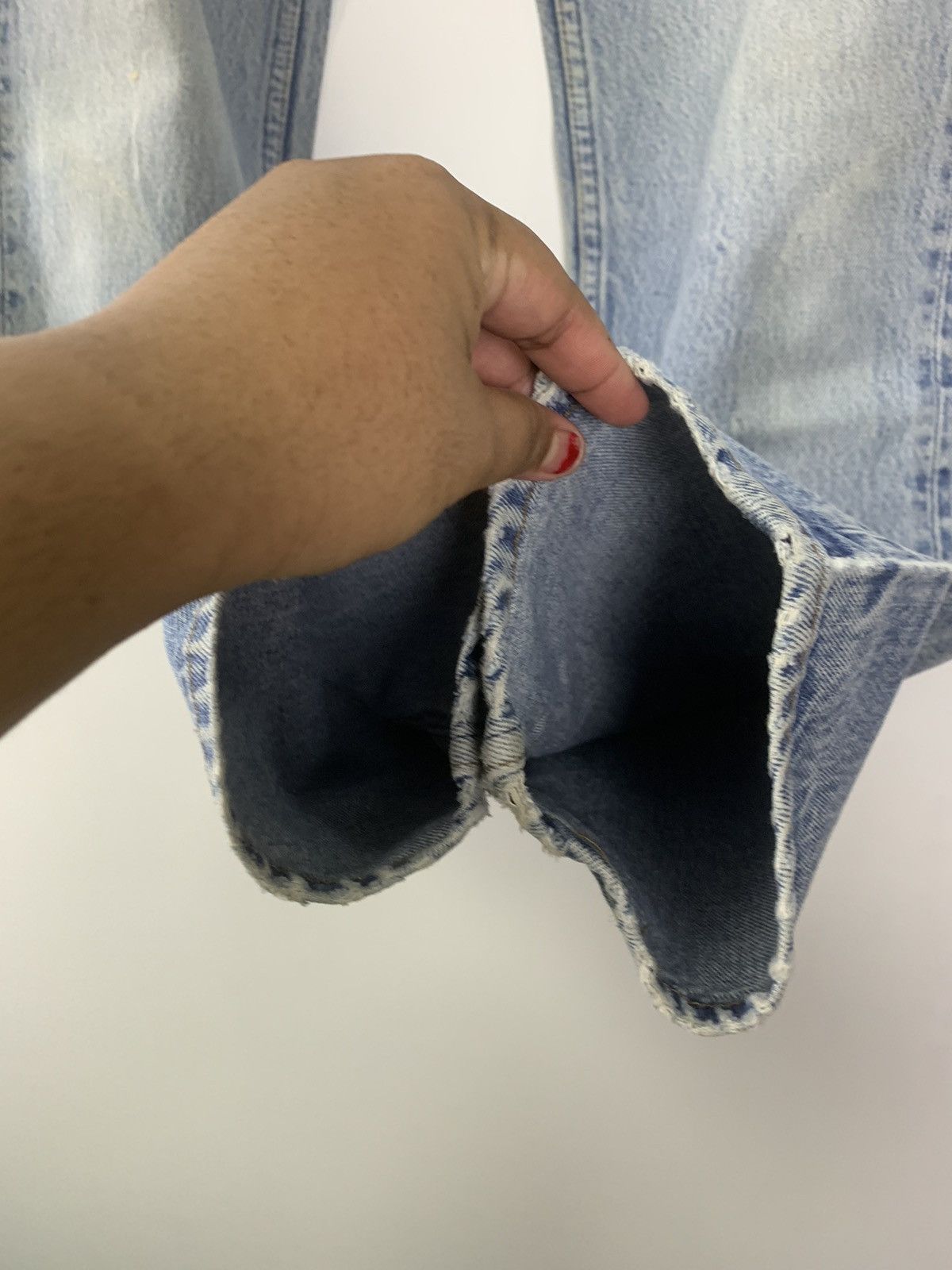 Levi's × Vintage Vintage 90s Levis Distressed denim Size US 28 / EU 44 - 7 Thumbnail