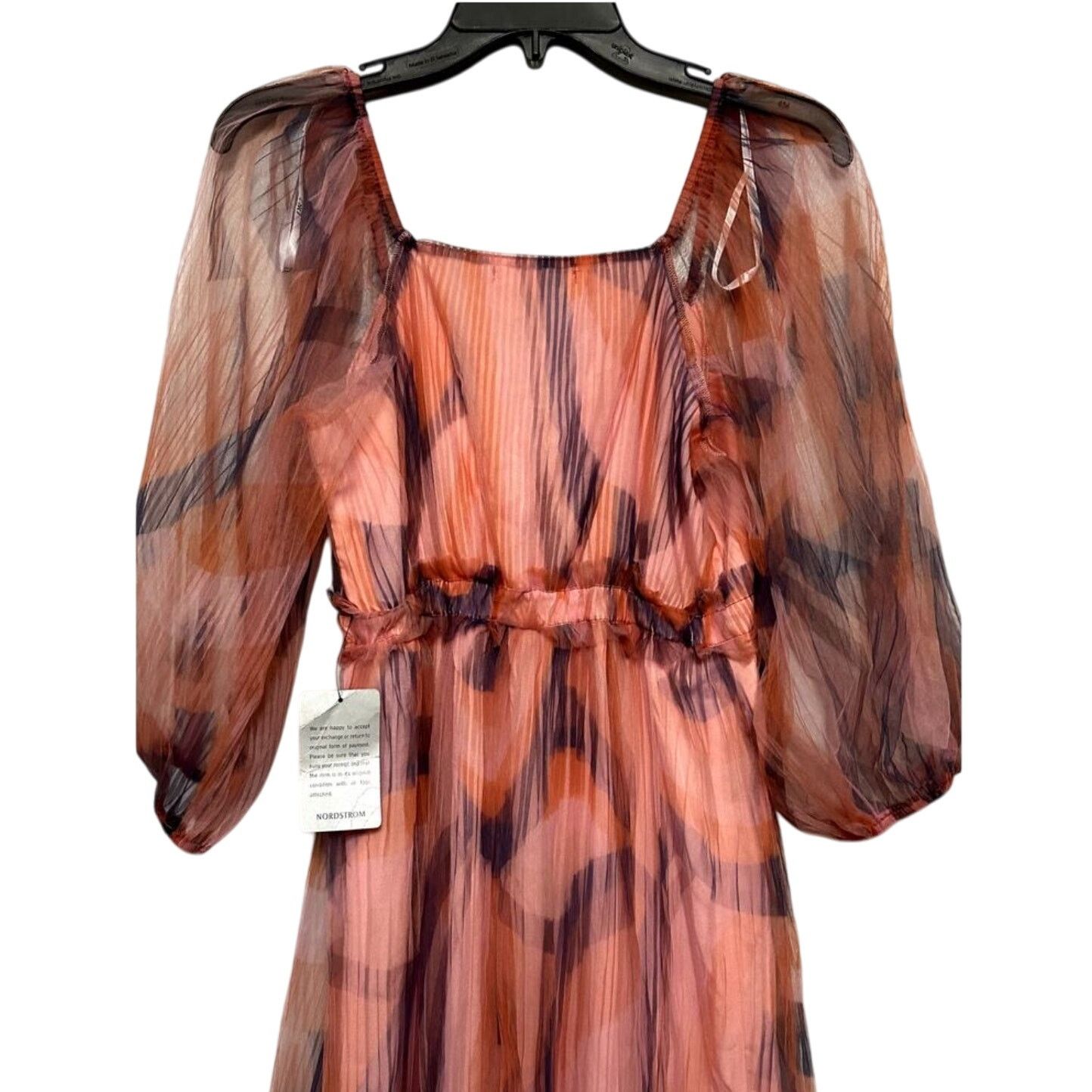 Other DR2 By Daniel Rainn Midi Dress Pleated Floral Coral Multi XS Size XS / US 0-2 / IT 36-38 - 5 Thumbnail