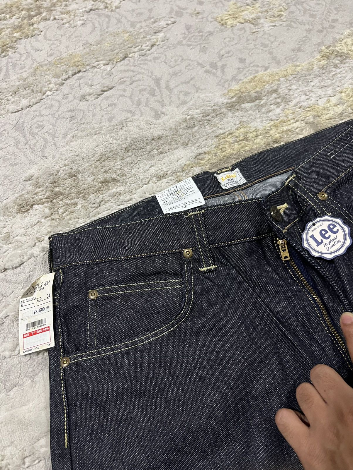 Lee NWT LEE 101 Japan Made JDM The Original Narrow Jeans Denim Size US 34 / EU 50 - 5 Thumbnail