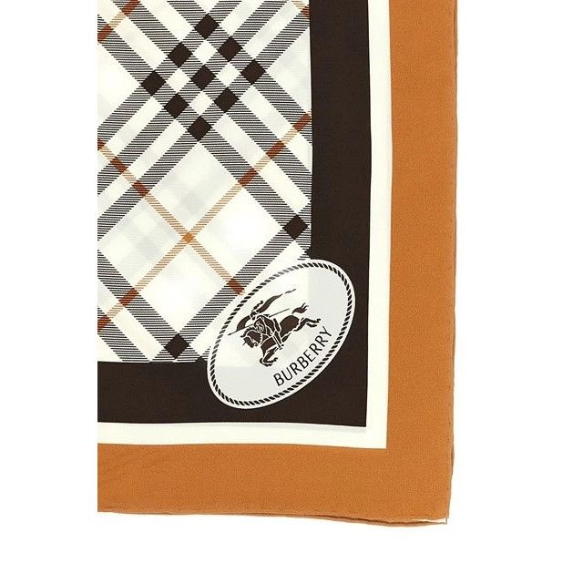 Burberry Burberry Check Silk Scarf New & Authentic Size ONE SIZE - 2 Thumbnail