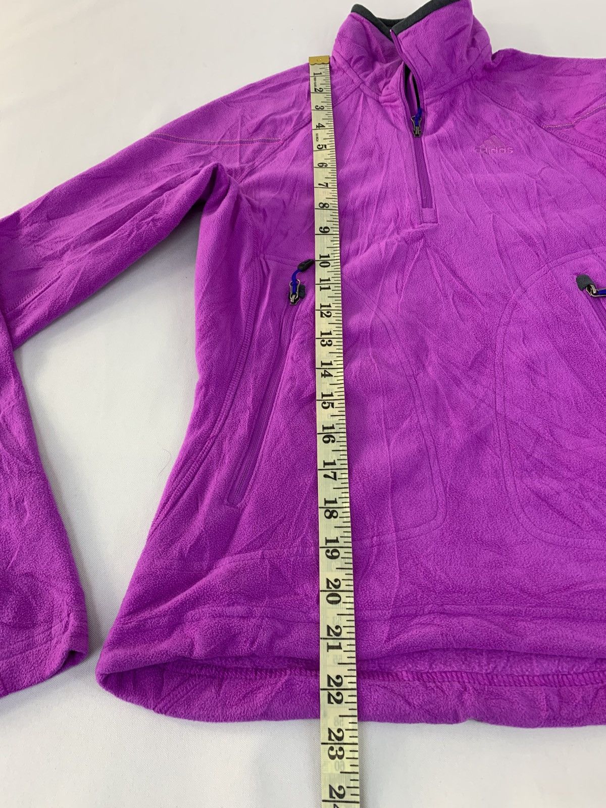 Adidas Adidas Outdoor Fleece Jacket Half Zip Big Front Pocket Size M / US 6-8 / IT 42-44 - 9 Thumbnail