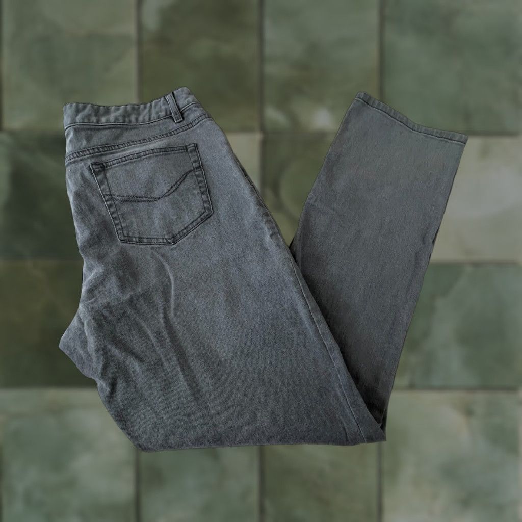 J. Jill J Jill Women's 14 Gray Slim Leg Mid Rise Stretch Jeans Size 36" / US 14 / IT 50 - 1 Thumbnail