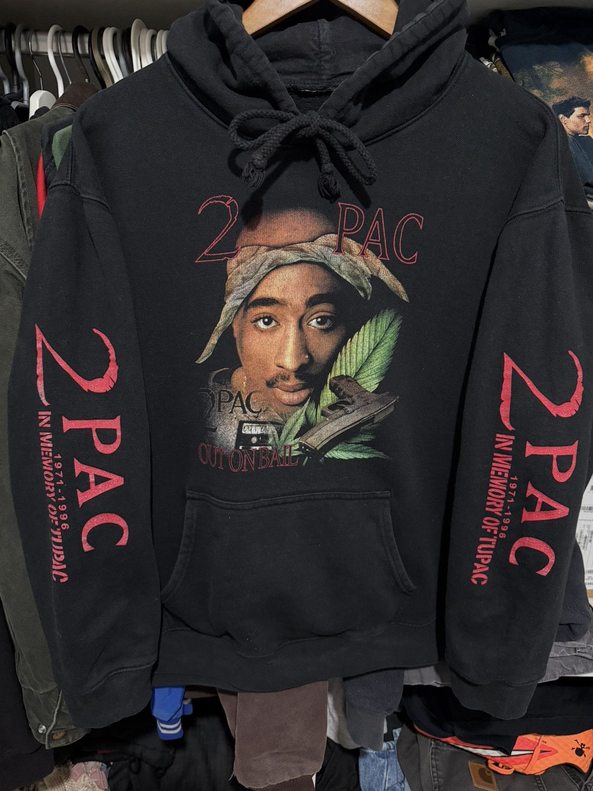 Vintage 2Pac Hoodie Vintage Memory 1971-1996 Size US M / EU 48-50 / 2 - 3 Thumbnail