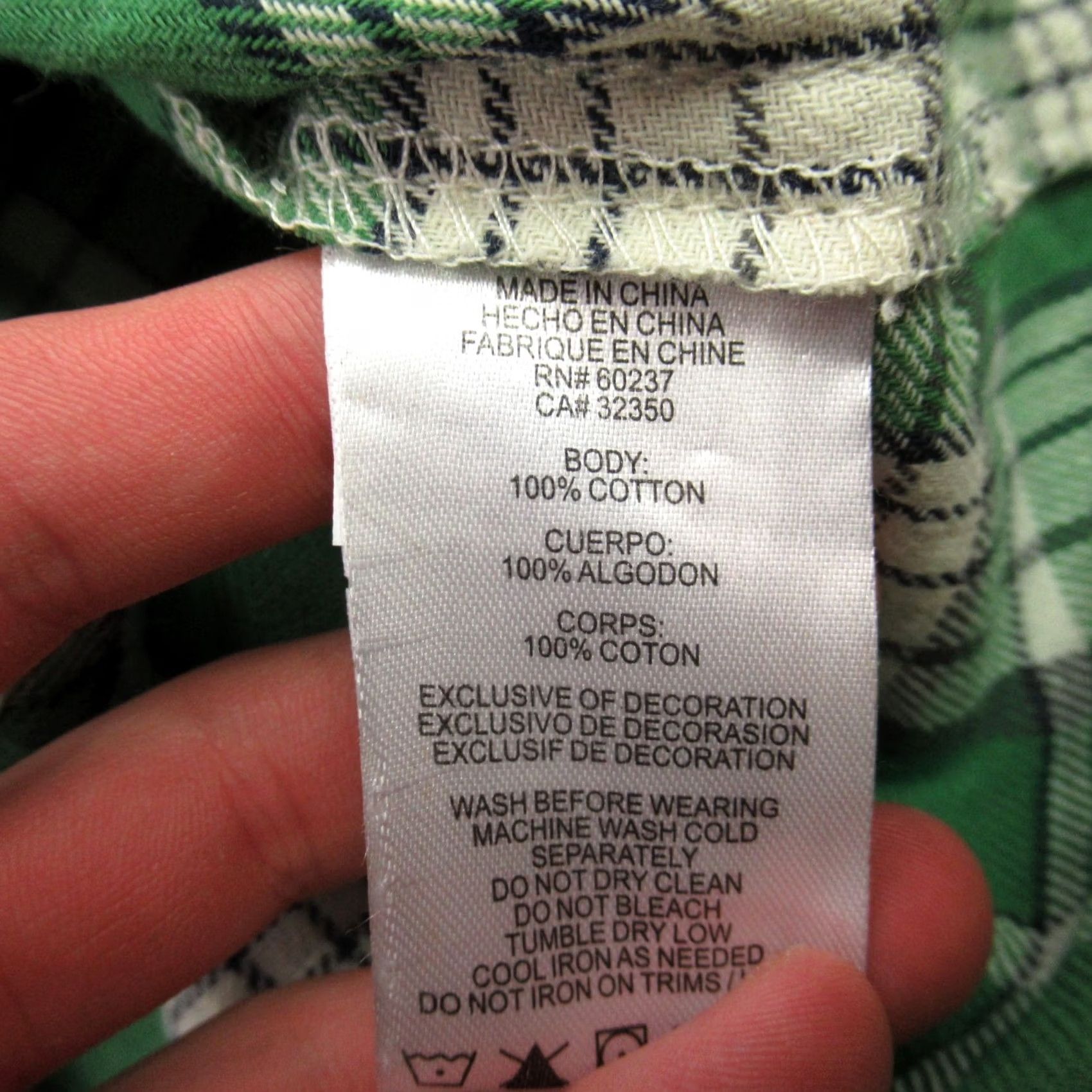 Lucky Brand Lucky Brand Shirt Womens Large Long Sleeve Snap Front Plaid Pockets Green Size L / US 10 / IT 46 - 6 Thumbnail