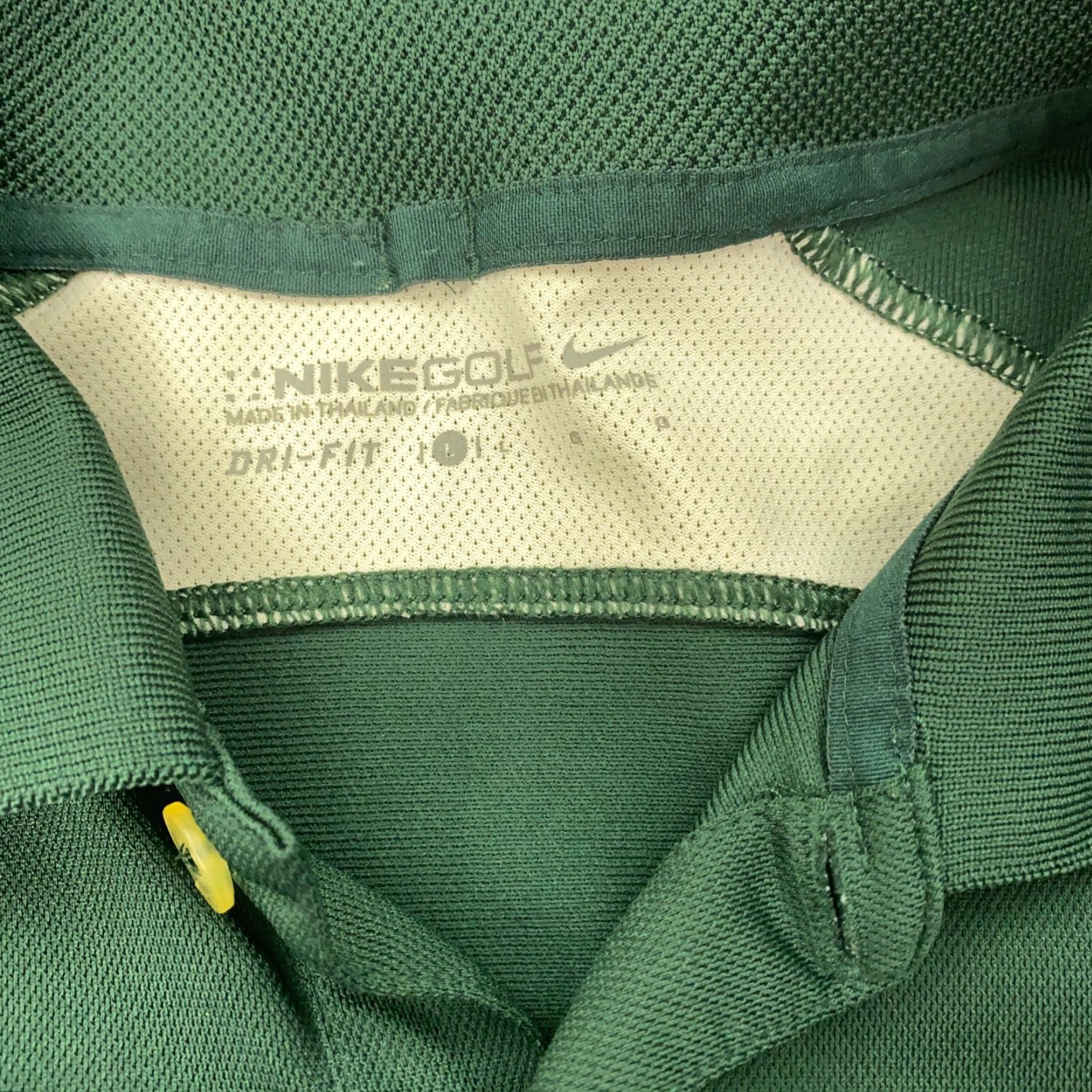 Nike VINTAGE Nike Golf Polo Shirt Mens Large Green Dri-Fit Embroidered 2011 PGA Championship Size US L / EU 52-54 / 3 - 3 Thumbnail