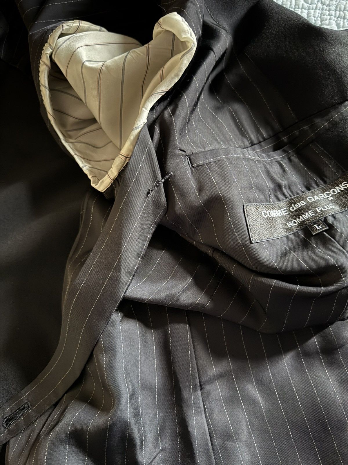 Comme des Garcons Homme Plus Comme des Garçons Homme Plus DB blazer Size US L / EU 52-54 / 3 - 5 Thumbnail