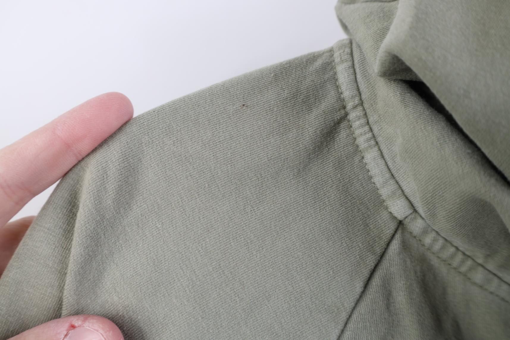 Vintage Vintage 90s Satori French Terry 1/4 Zip Hoodie Green USA Size M / US 6-8 / IT 42-44 - 8 Thumbnail