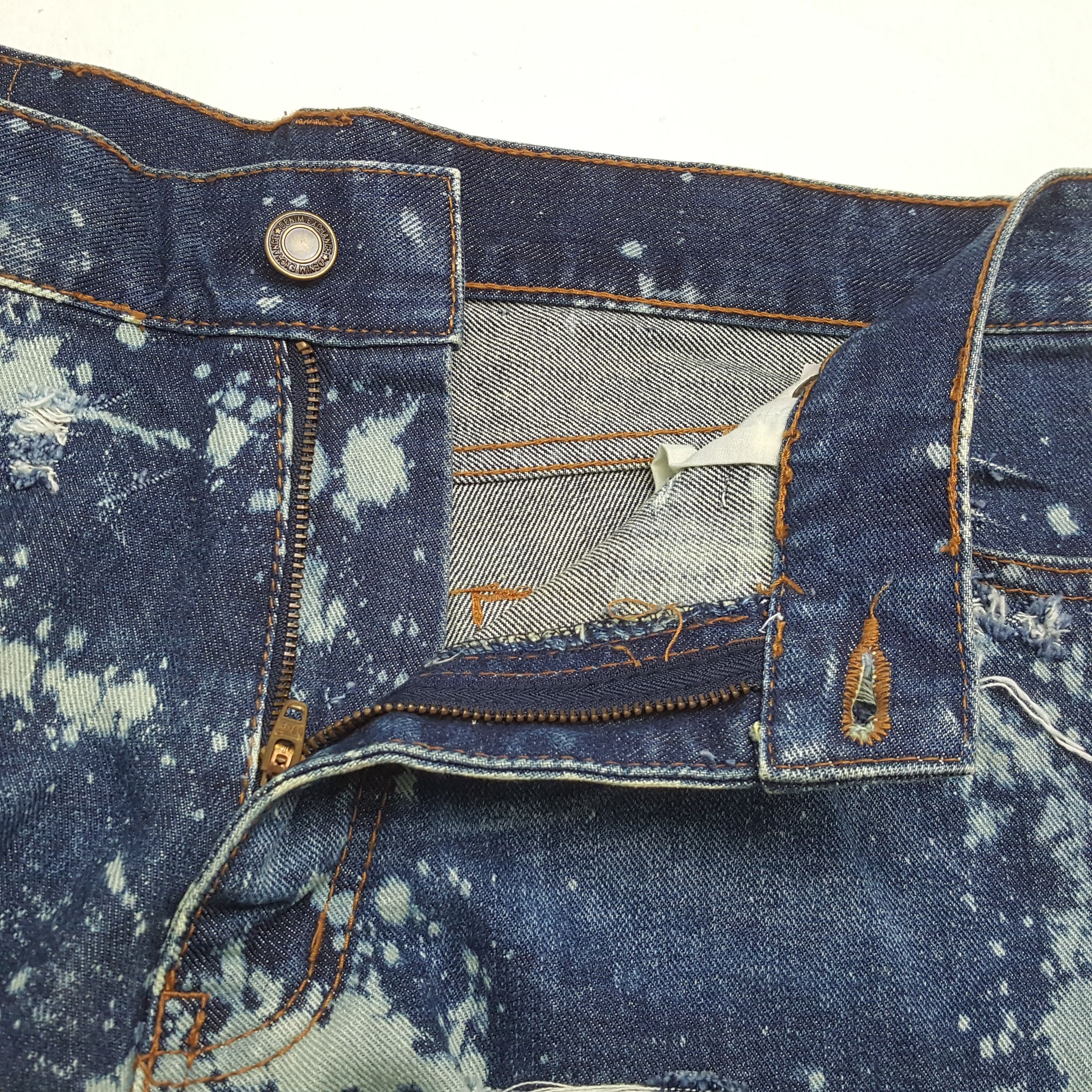 Vintage DENIM EXCHANGE Rare Fashion Style Distressed Jeans Size US 32 / EU 48 - 12 Thumbnail