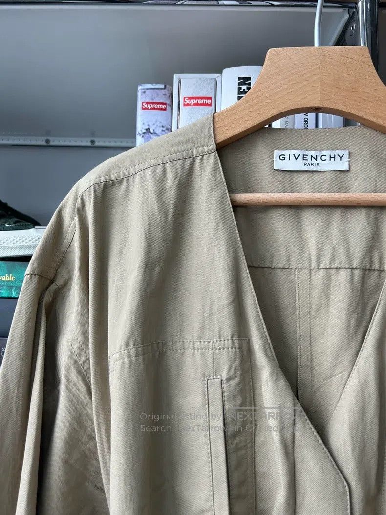 Givenchy Givenchy Runway model - khaki cotton jumpsuit 2020 spring/ Size XS / US 0-2 / IT 36-38 - 6 Thumbnail