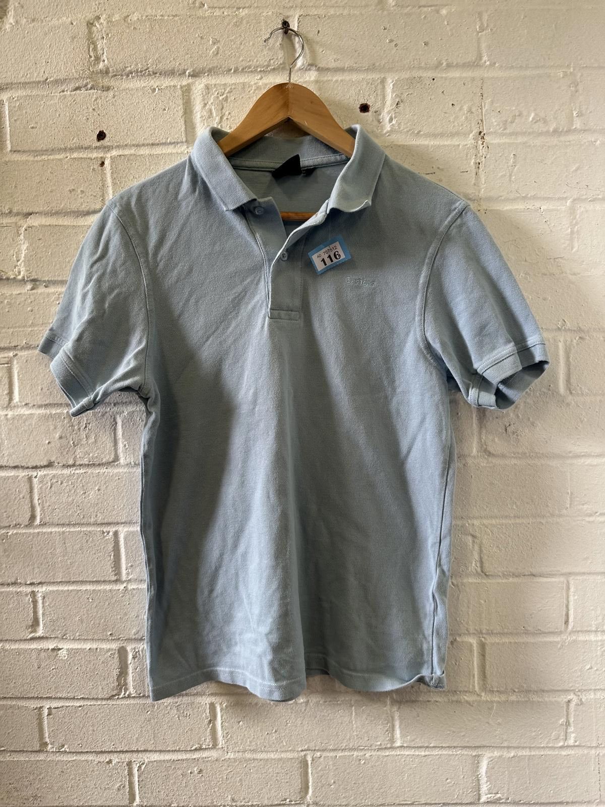 Barbour Barbour Light Blue Men's Polo Shirt Medium Size US M / EU 48-50 / 2 - 1 Thumbnail