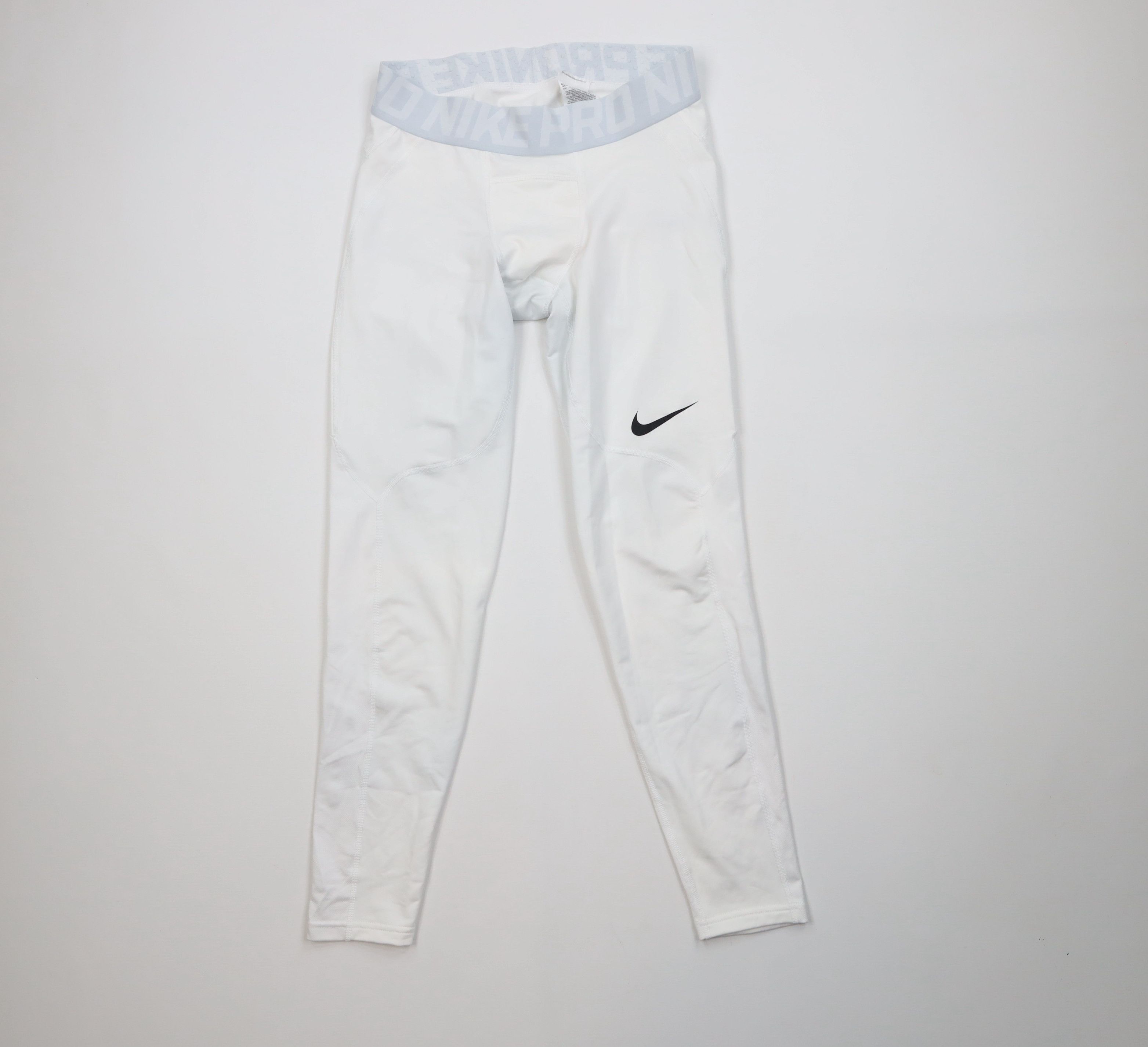 Nike Nike Pro Combat Lined Running Gym Training Pants White Size US 36 / EU 52 - 1 Thumbnail