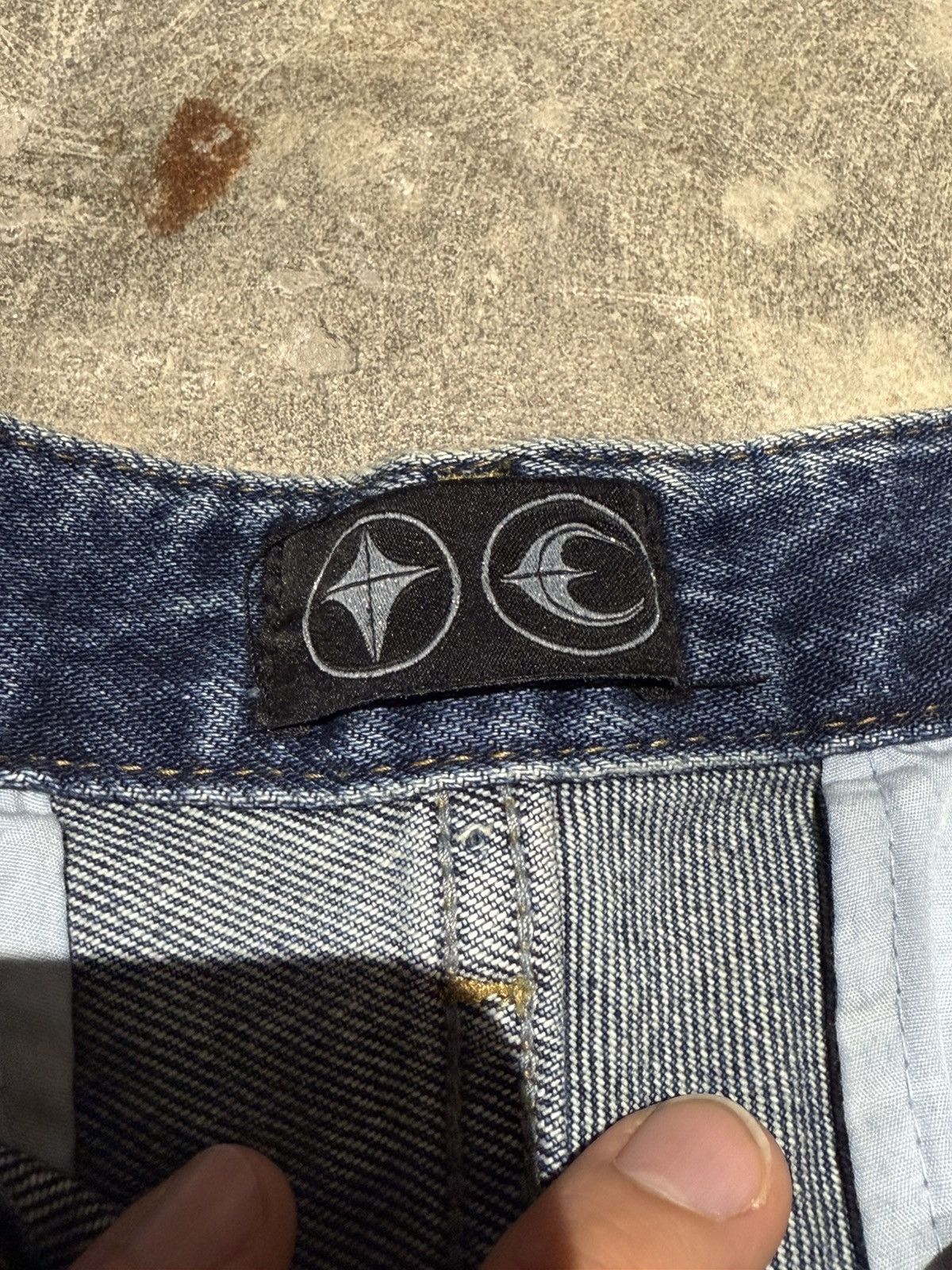 Thug Club THUG CLUB 24AW LINE GOB DENIM PANTS Size 32W STC24PT3201 Size US 32 / EU 48 - 4 Thumbnail
