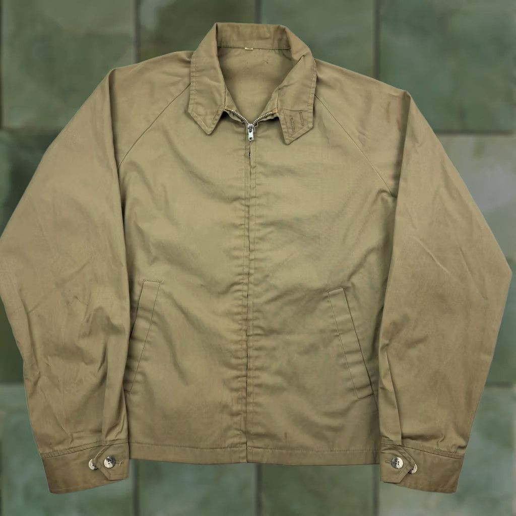 Vintage Vintage 60s Jacket Adult Medium Full Zip Hipster True Collared USA - Mens Size US M / EU 48-50 / 2 - 1 Thumbnail