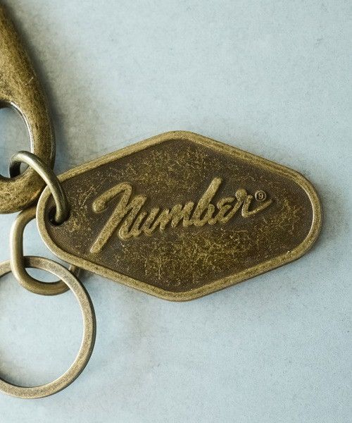 Number (N)ine Number nine LOGO PLATE KEY Ring Size ONE SIZE - 3 Thumbnail