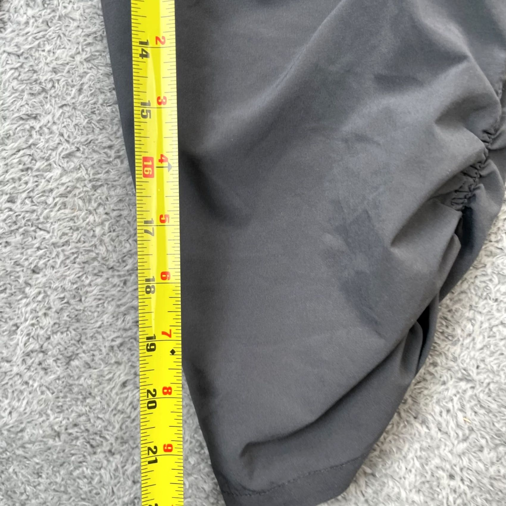 Prana Prana Pants Womens Small Gray Ripstop Capri Drawstring Yoga Athleisure Size 28" / US 6 / IT 42 - 6 Thumbnail