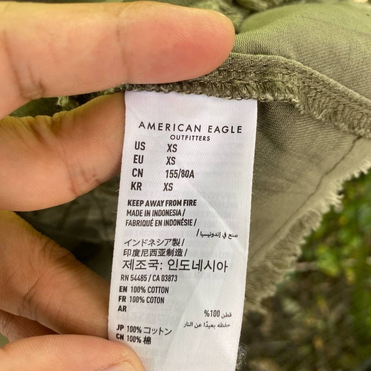 American Eagle Outfitters × Vintage Vintage American Eagle Army Oversize Button Up Jacket Size US XS / EU 42 / 0 - 6 Thumbnail