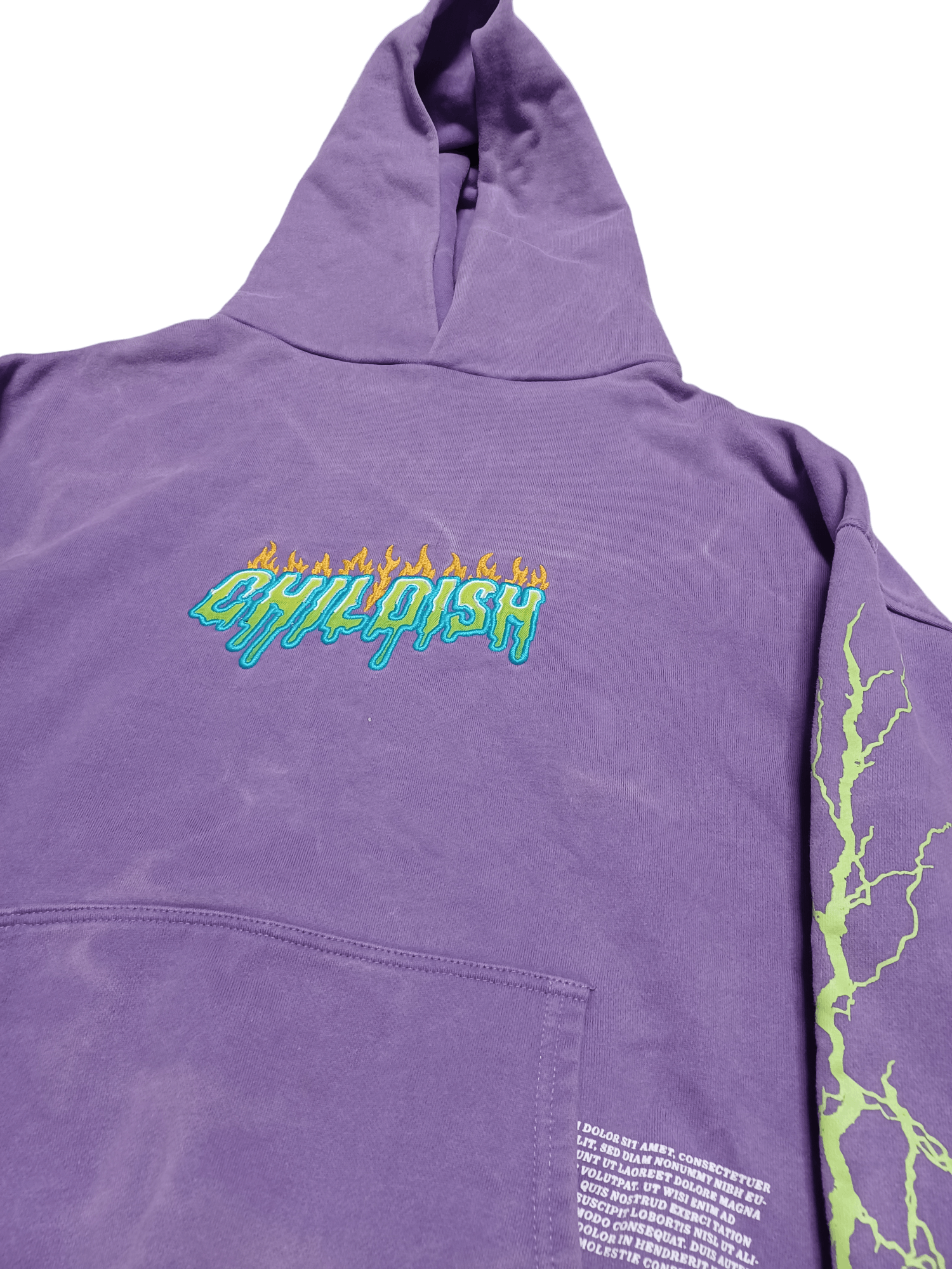 CHILDS CHILDISH FANTASTIC OVERSIZE HEAVY EMBROIDERED BIGLOGO HOODIE Size US S / EU 44-46 / 1 - 3 Thumbnail