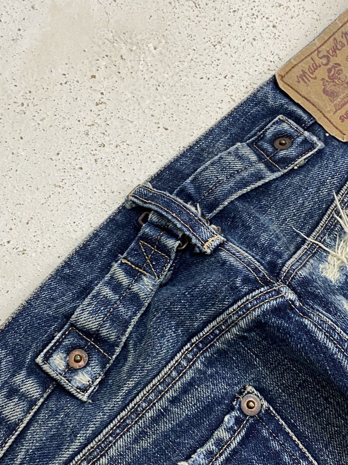If Six Was Nine Rna Slang Inc Japan Selvedge Dirty Mud Washed Wax Pocket Size US 31 - 9 Thumbnail