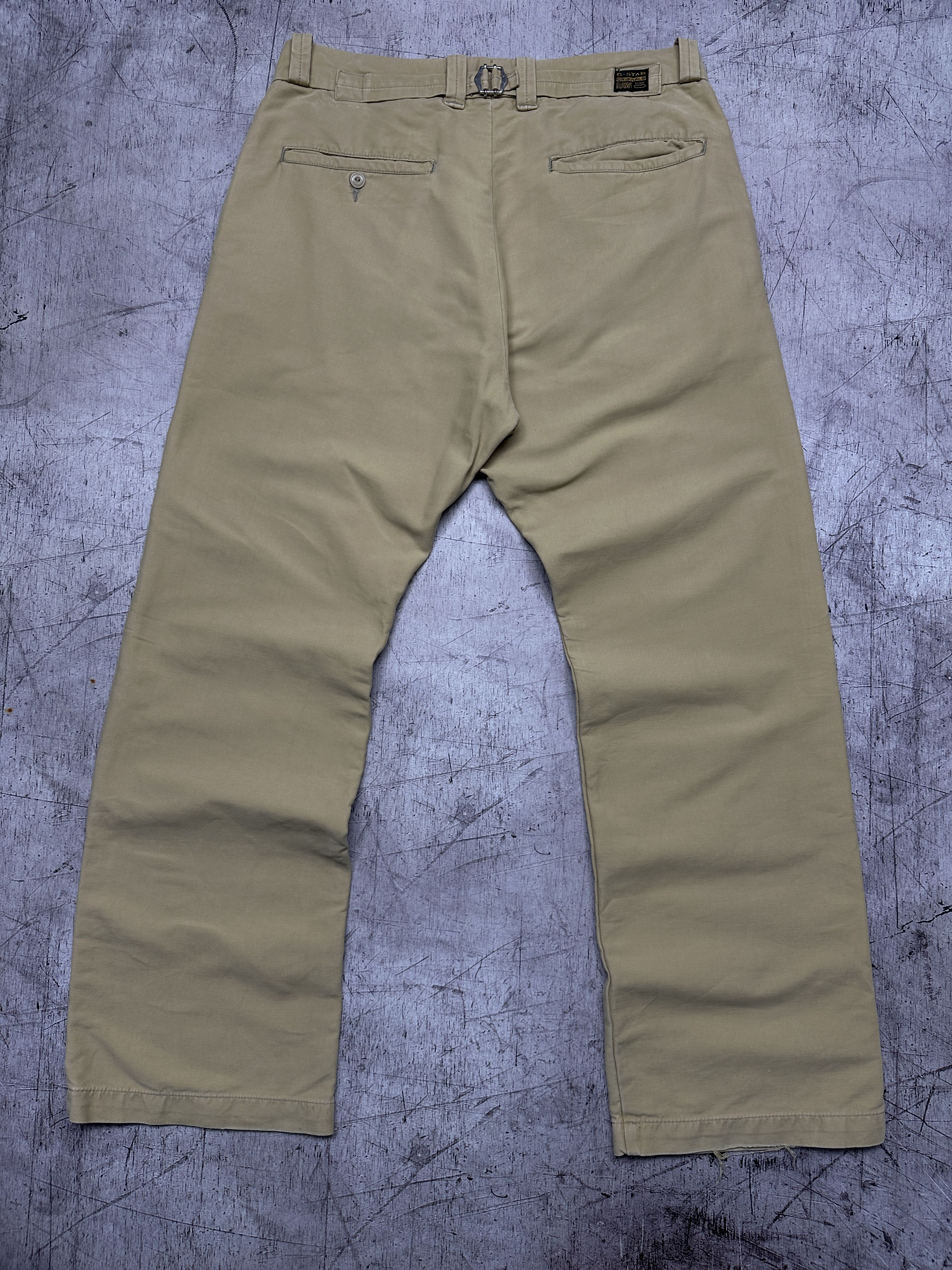 G-Star G Star Raw 90s Vintage Mens Low Crotch Chino Pants Size US 34 / EU 50 - 6 Thumbnail
