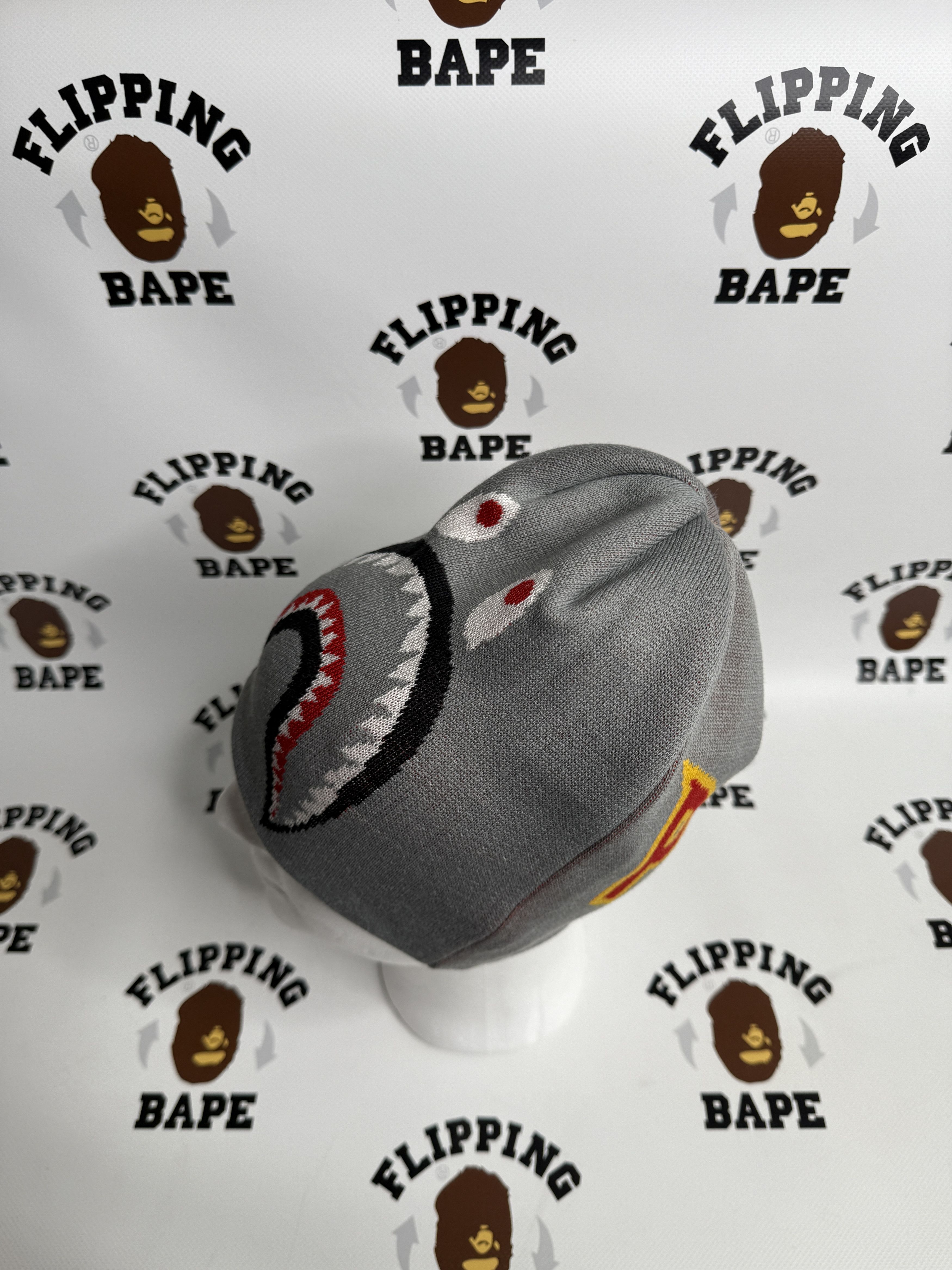 Bape 2ND SHARK KNIT CAP Size ONE SIZE - 2 Thumbnail