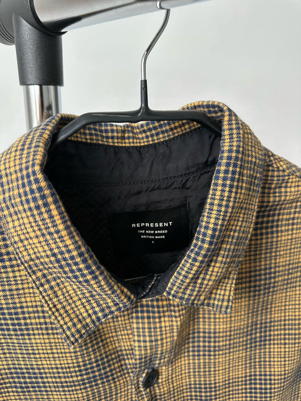 Represent Clo. Represent Flannel Checked Overshirt Button Up Shirt Size US L / EU 52-54 / 3 - 4 Thumbnail