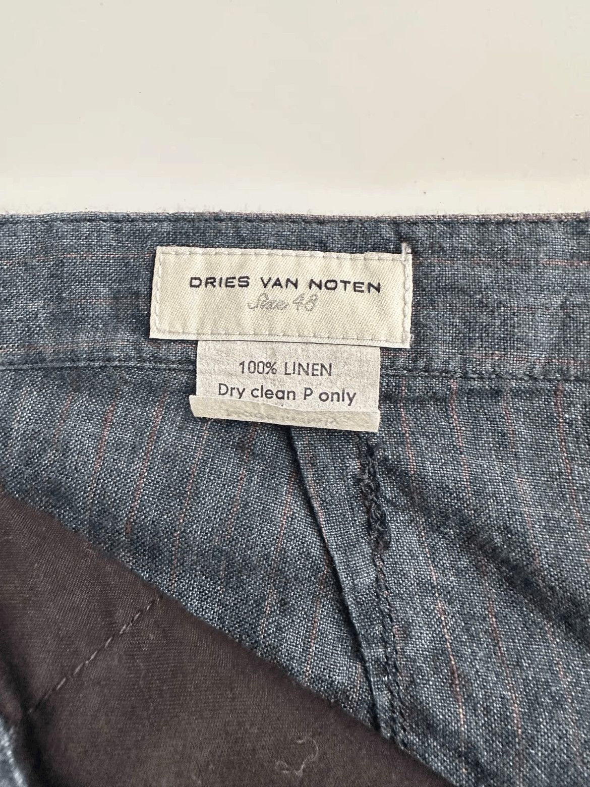 Dries Van Noten Sz 48 Dries Van Noten Linen Trousers-2508 Size US 30 / EU 46 - 4 Thumbnail