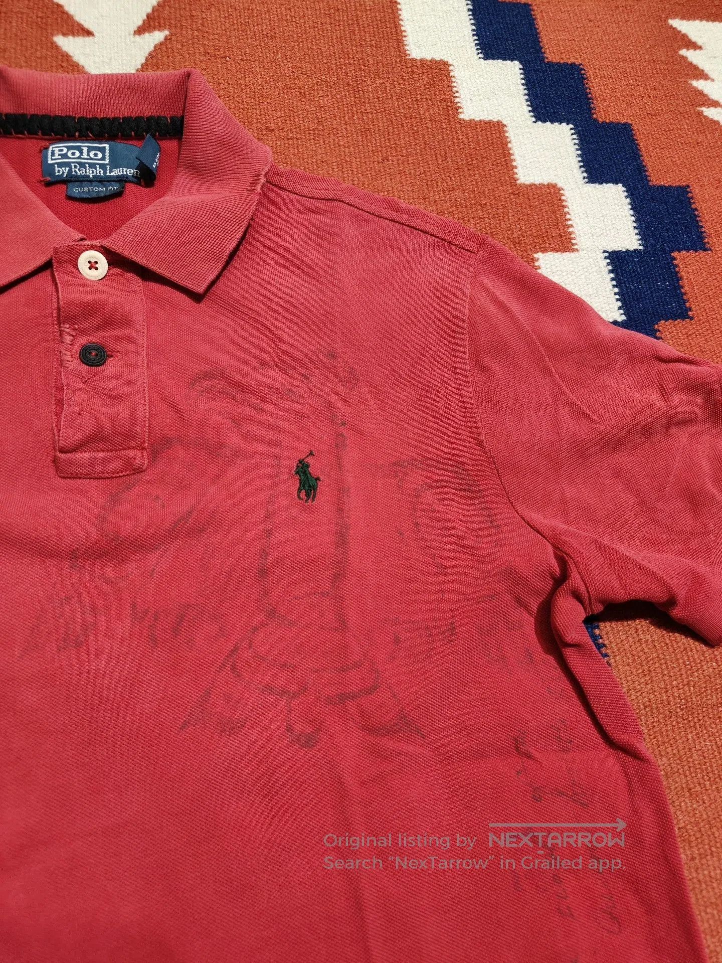 RRL Ralph Lauren RRL Vintage Navajo Southwest Polo. Size US M / EU 48-50 / 2 - 4 Thumbnail