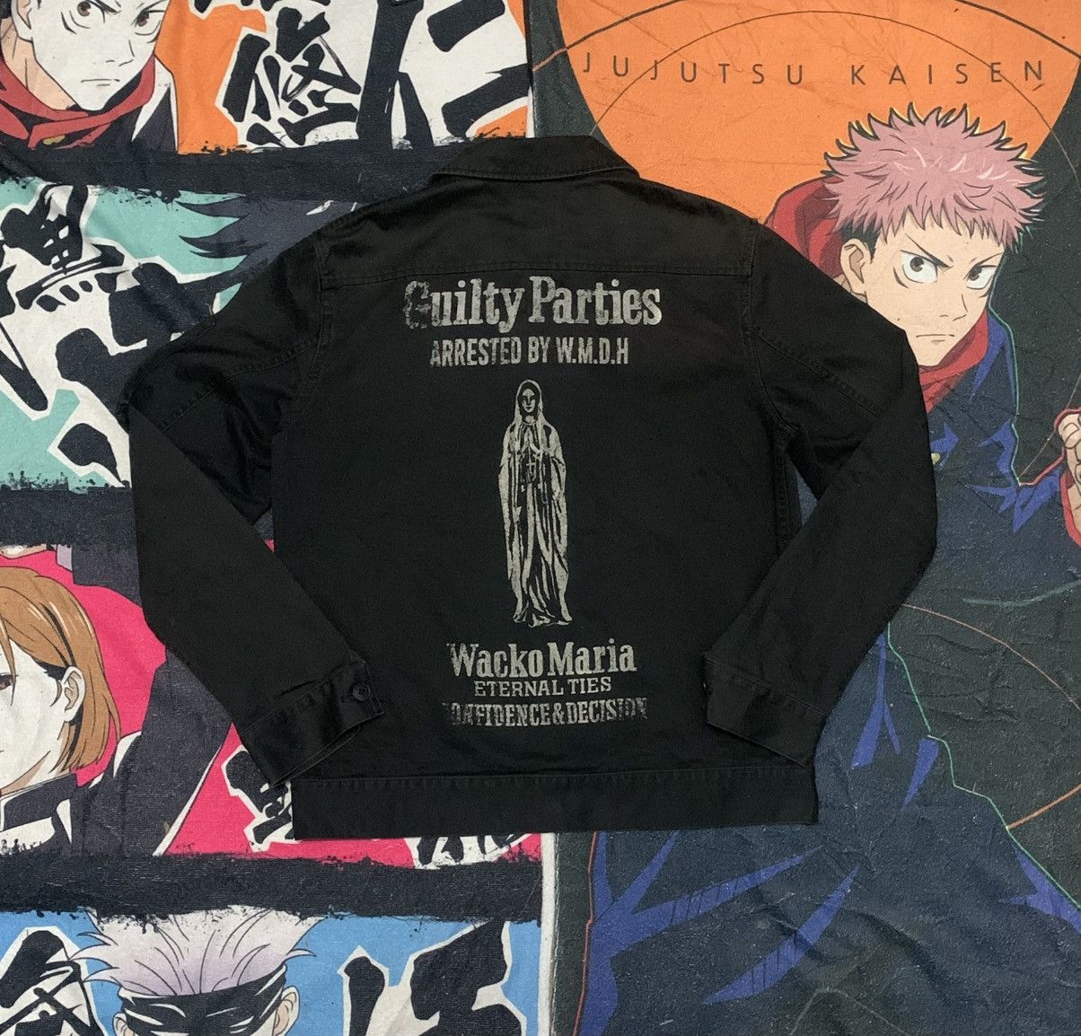 If Six Was Nine × Japanese Brand × Wacko Maria Vintage work bomber jacket wacko maria guilty parties Size US M / EU 48-50 / 2 - 1 Thumbnail