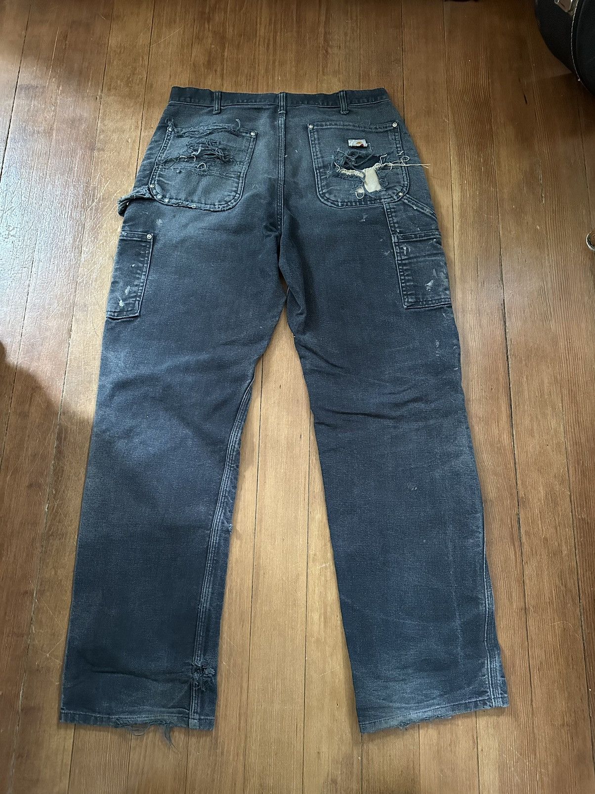 Carhartt × Vintage Carhartt vintage thrashed faded work pants Size US 33 - 5 Thumbnail