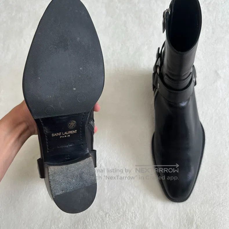 Saint Laurent Paris Saint Laurent Paris Original Buckle Boots Size US 11.5 / IT 41.5 - 3 Thumbnail