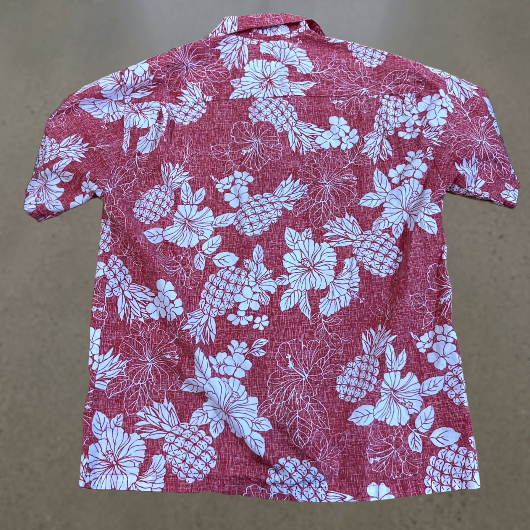 Hilo Hattie Hilo Hattie x Trader Joes Collab Hawaiian Camp Shirt M Red Pineapple Pattern Men's Short Sleeve Button-Up Shirt Size US M / EU 48-50 / 2 - 1 Thumbnail