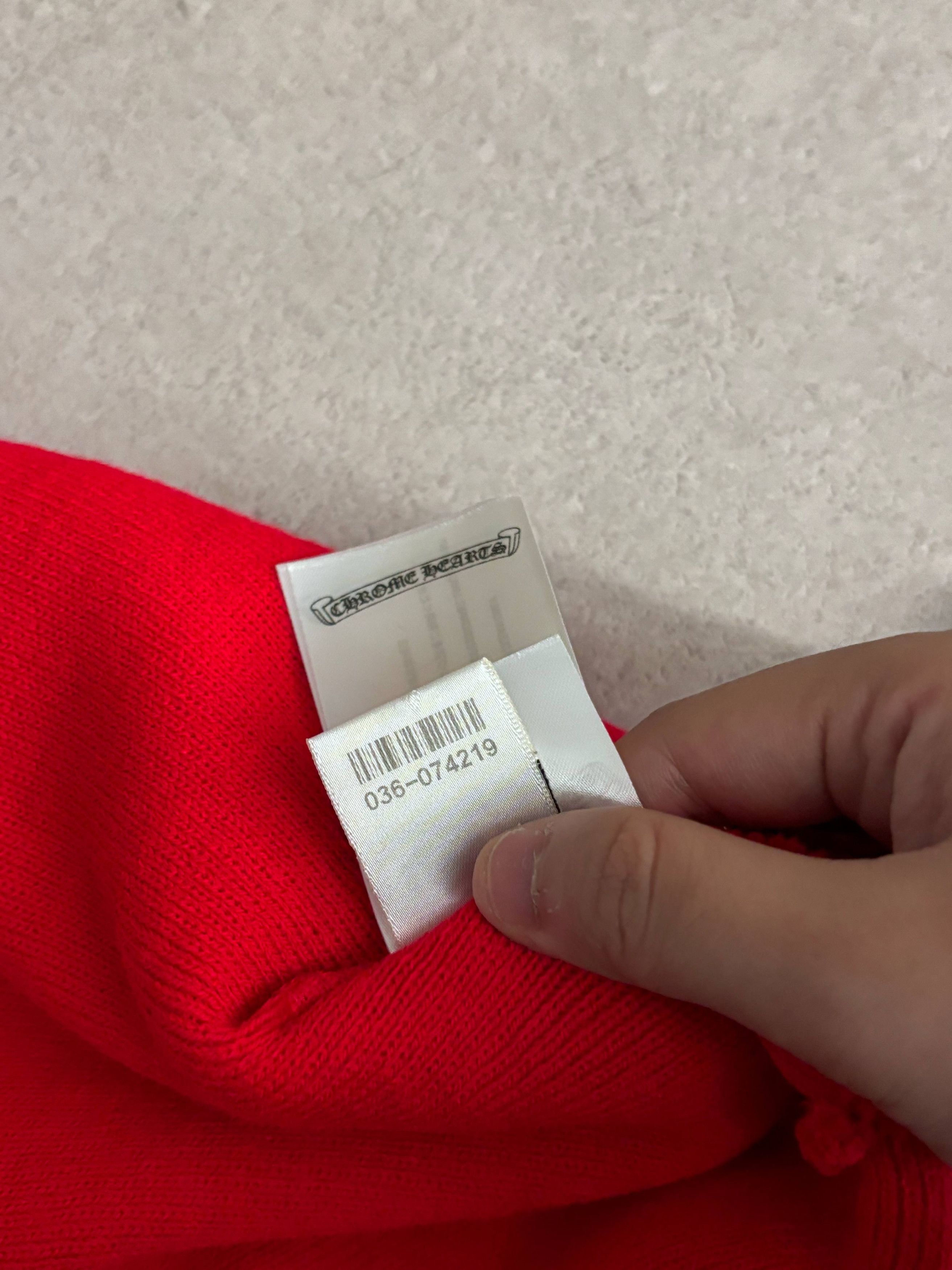Chrome Hearts CHROME HEARTS Cross Cemetery Red Beanie Size ONE SIZE - 4 Thumbnail