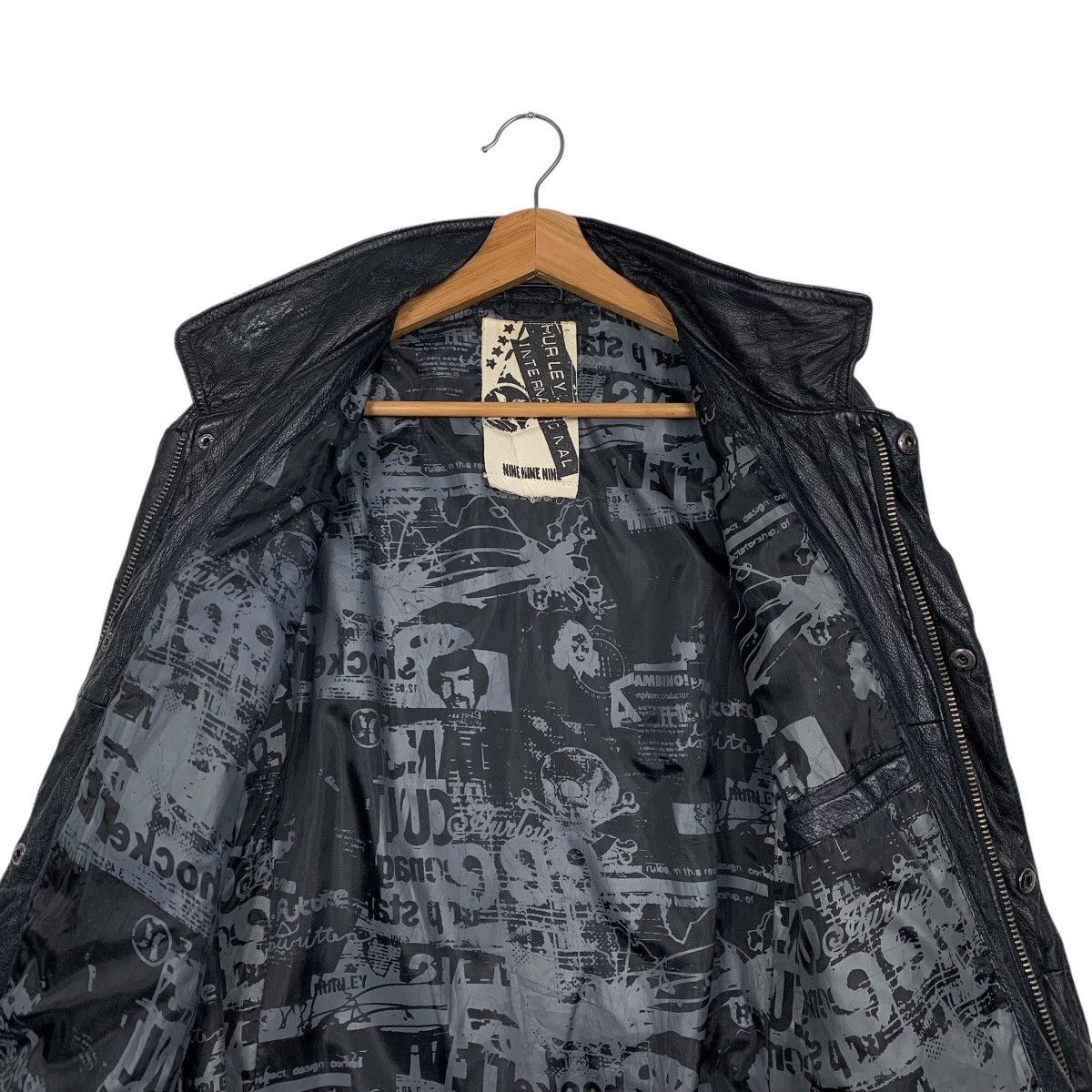 Hurley Hurley International Leather Jacket Size US L / EU 52-54 / 3 - 12 Thumbnail