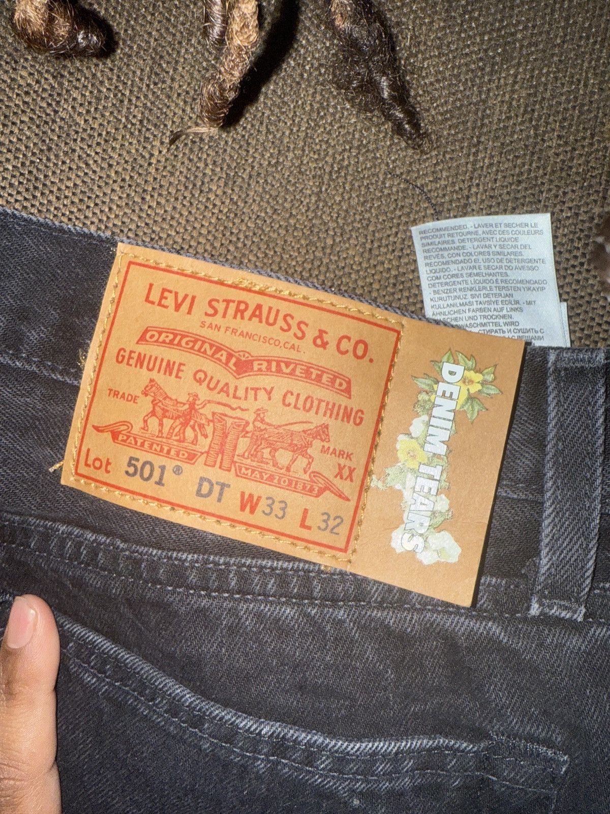 DENIM TEARS Denim Tears Black Size US 33 - 1 Thumbnail