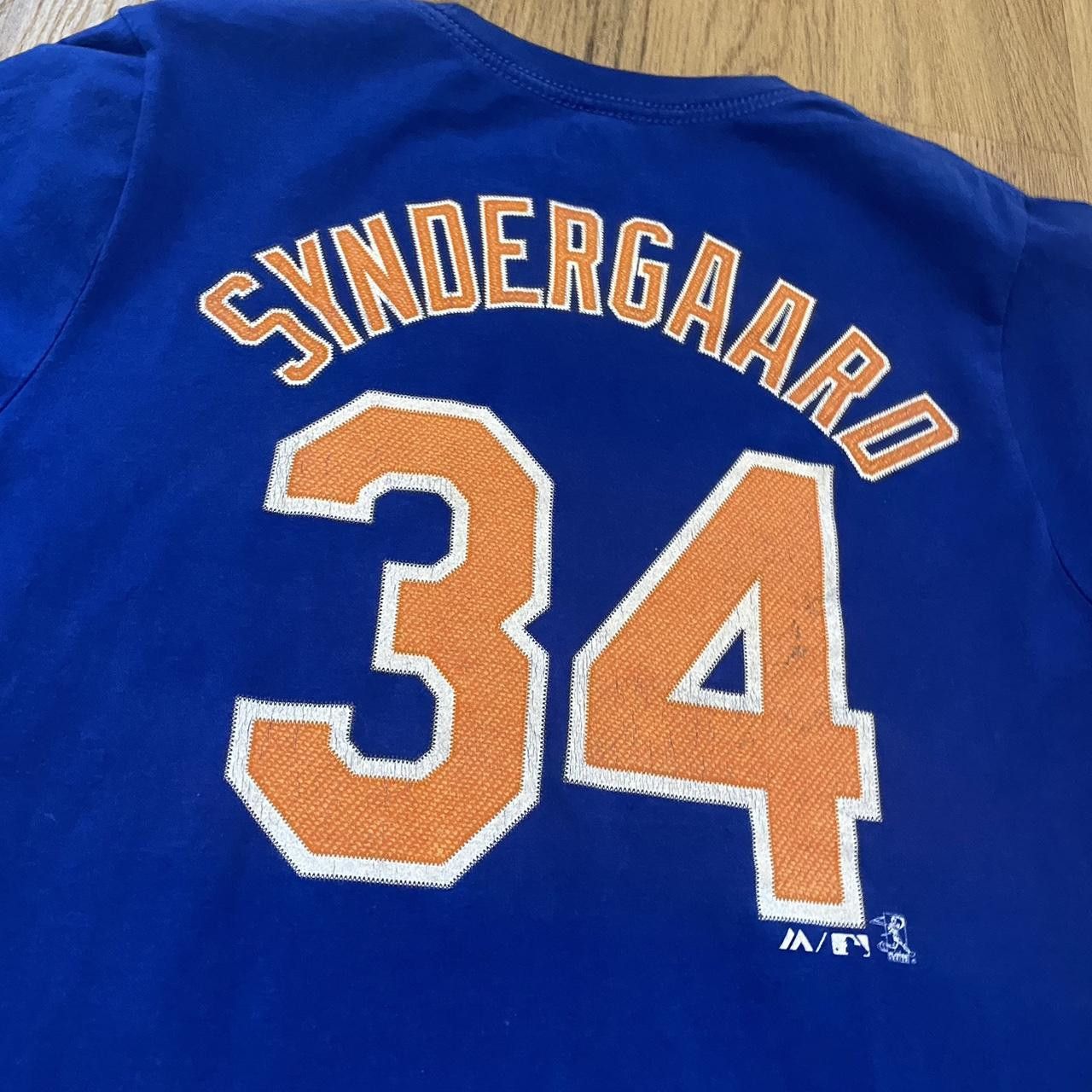 Majestic Blue and orange vintage Mets tee sports Size US S / EU 44-46 / 1 - 4 Thumbnail