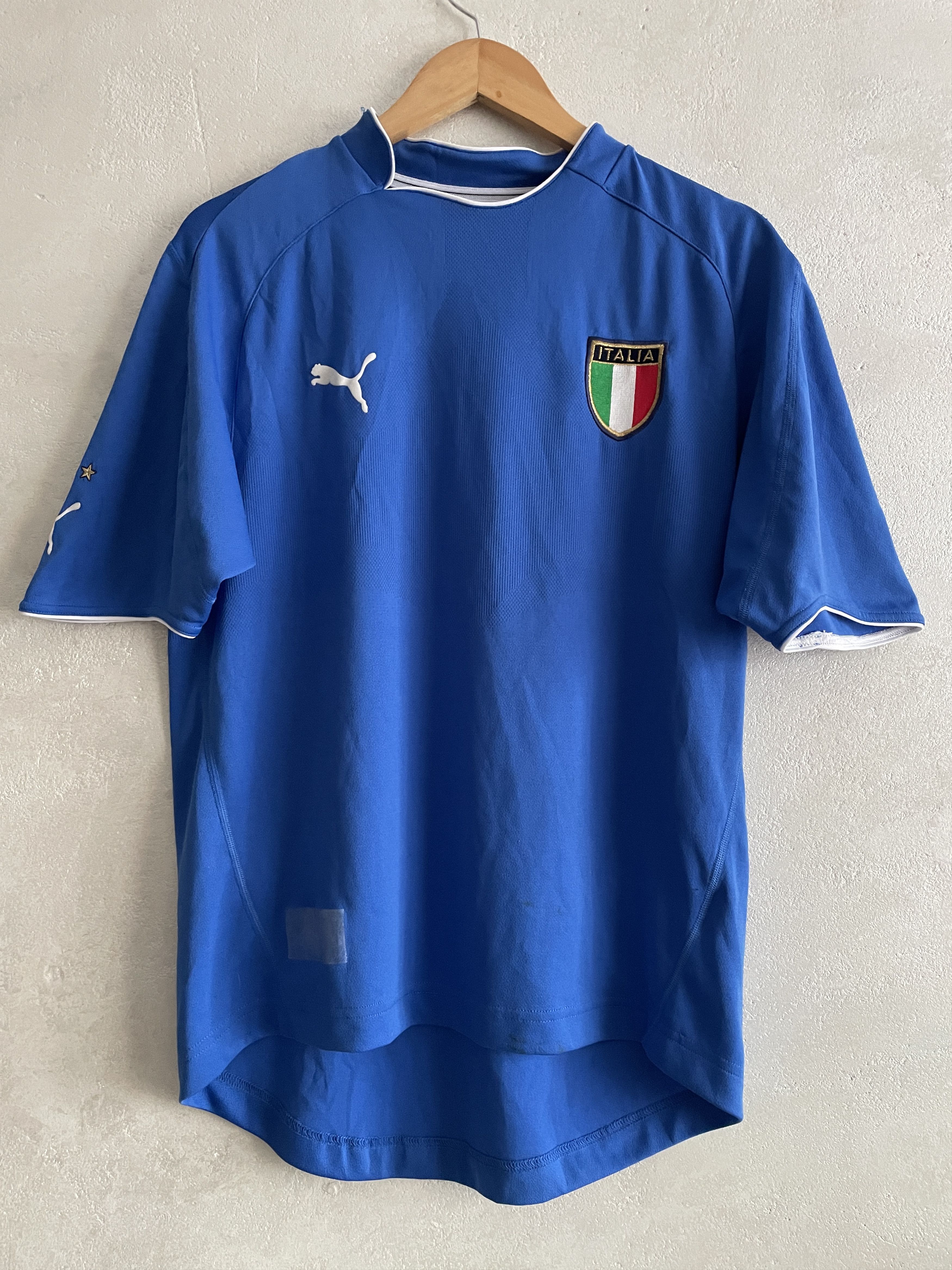 Puma Vintage Italy 2003 2004 Italia Football Shirt Soccer Jersey Size US M / EU 48-50 / 2 - 1 Thumbnail